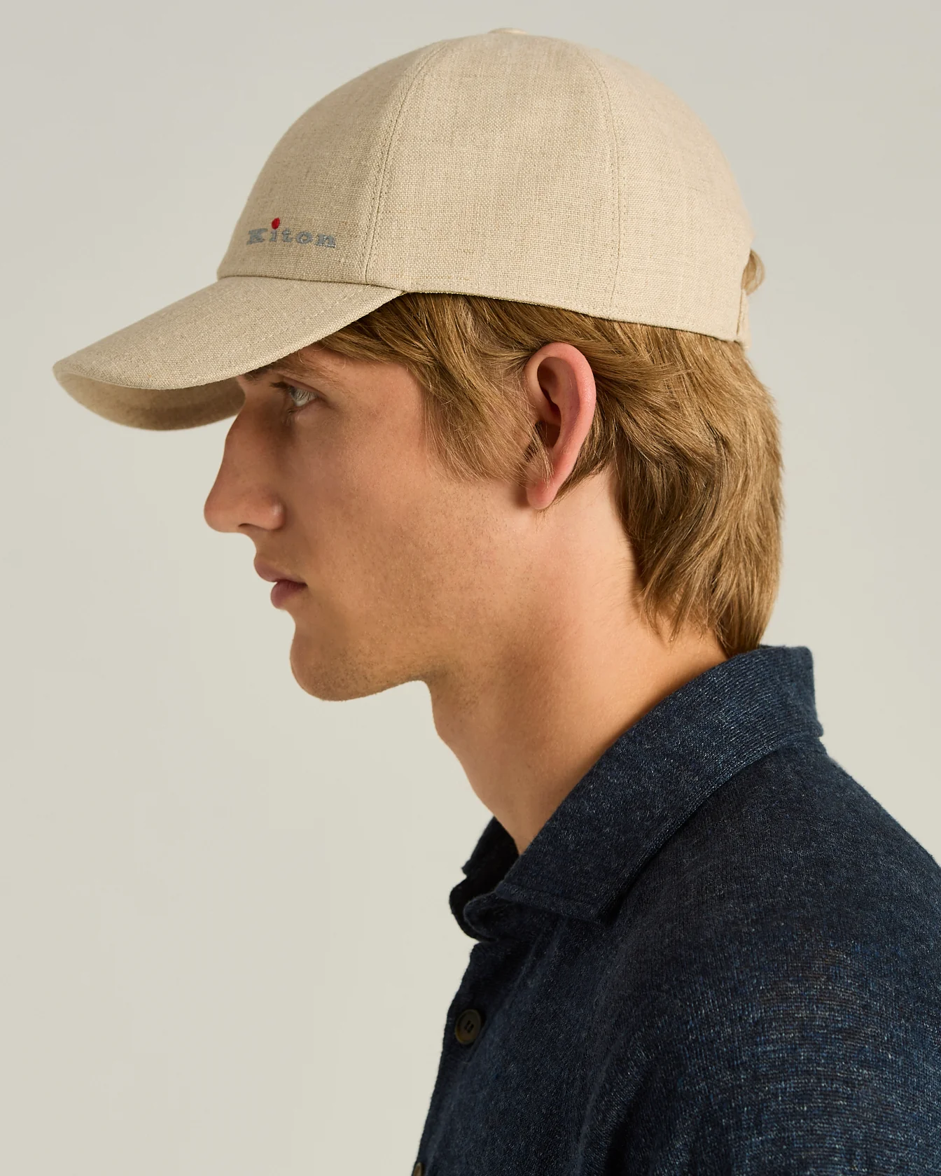 LINEN BASEBALL CAP IN ROPE - Image 3
