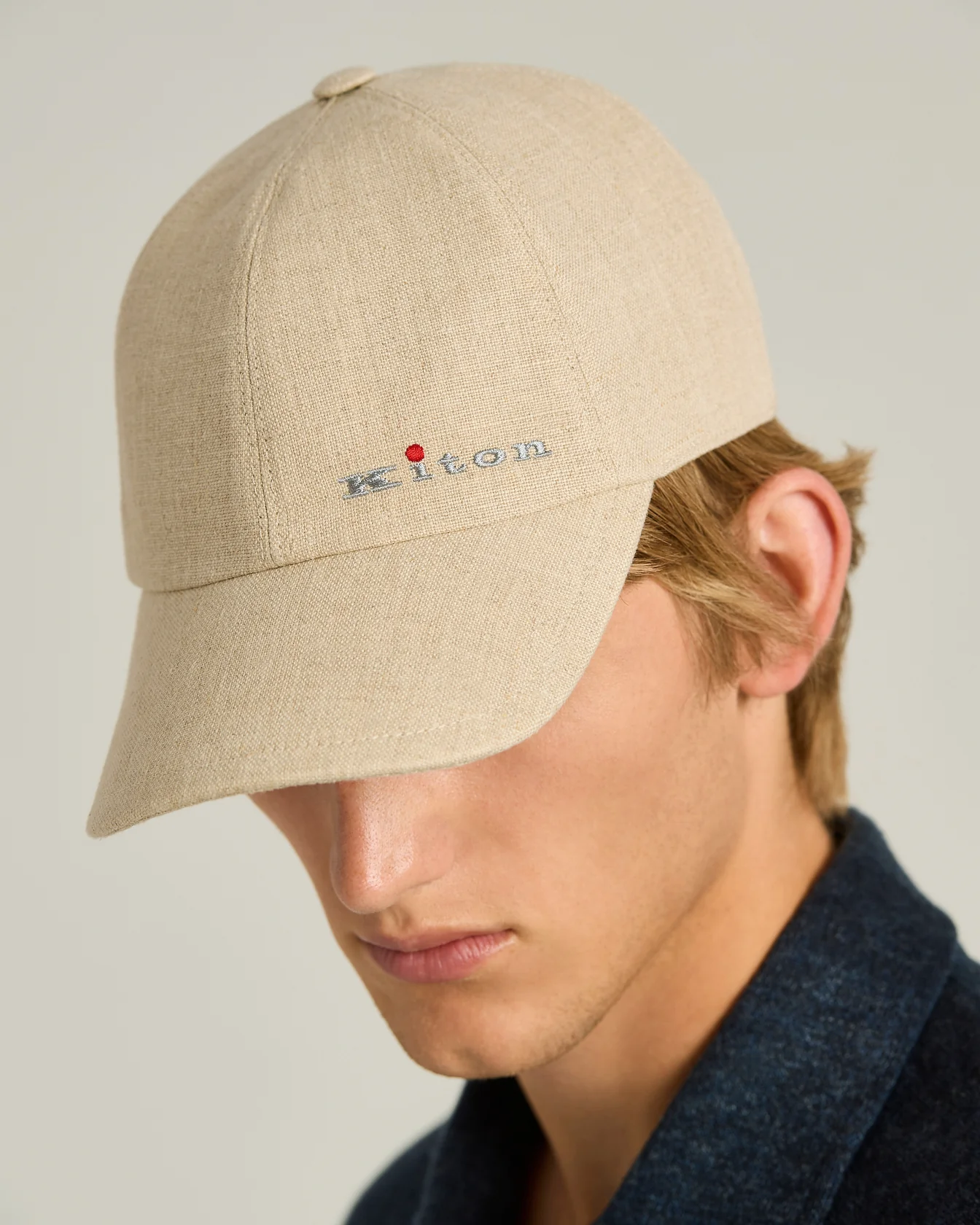 LINEN BASEBALL CAP IN ROPE - Image 4