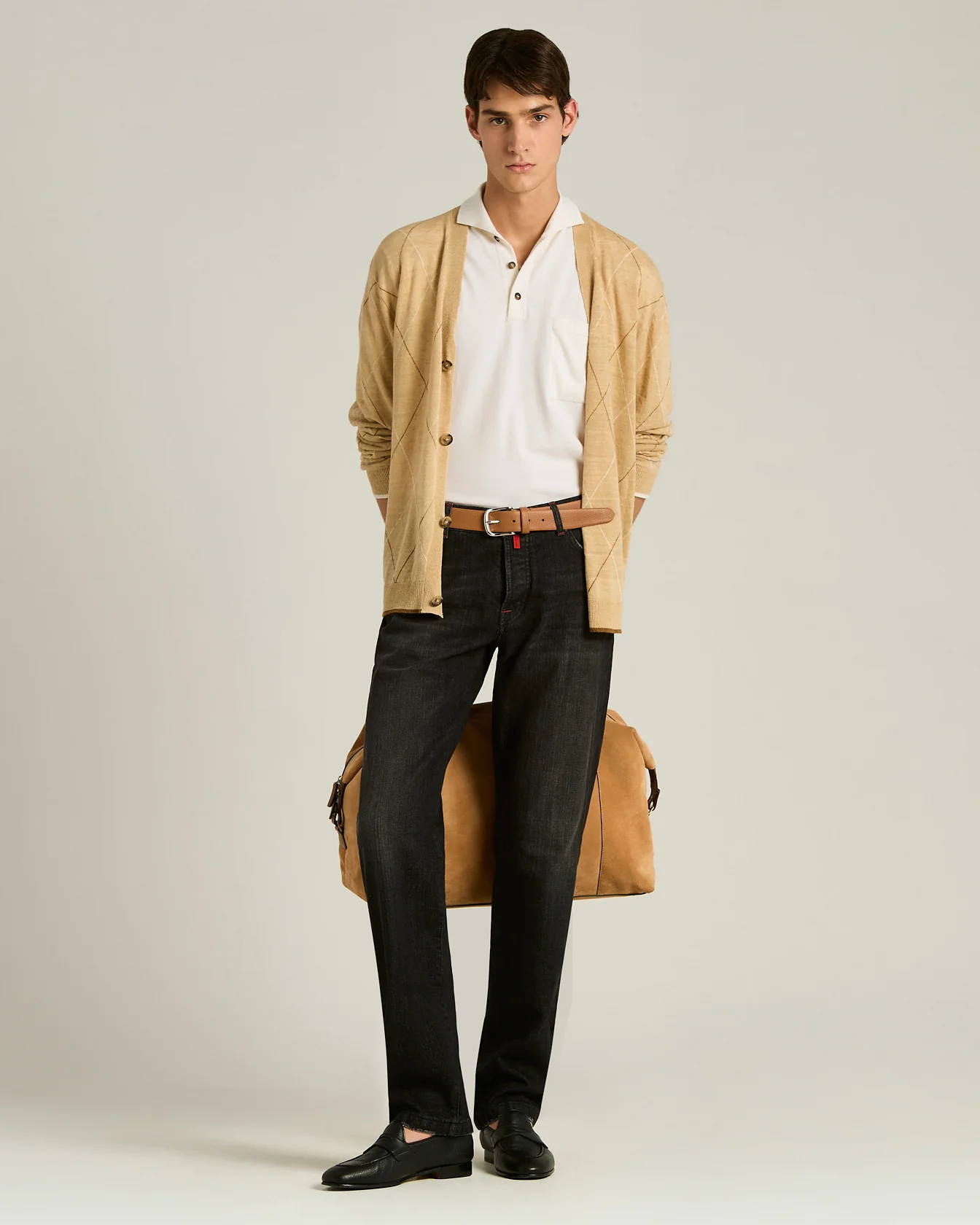 CALFSKIN OCHRE YELLOW BELT - Image 5