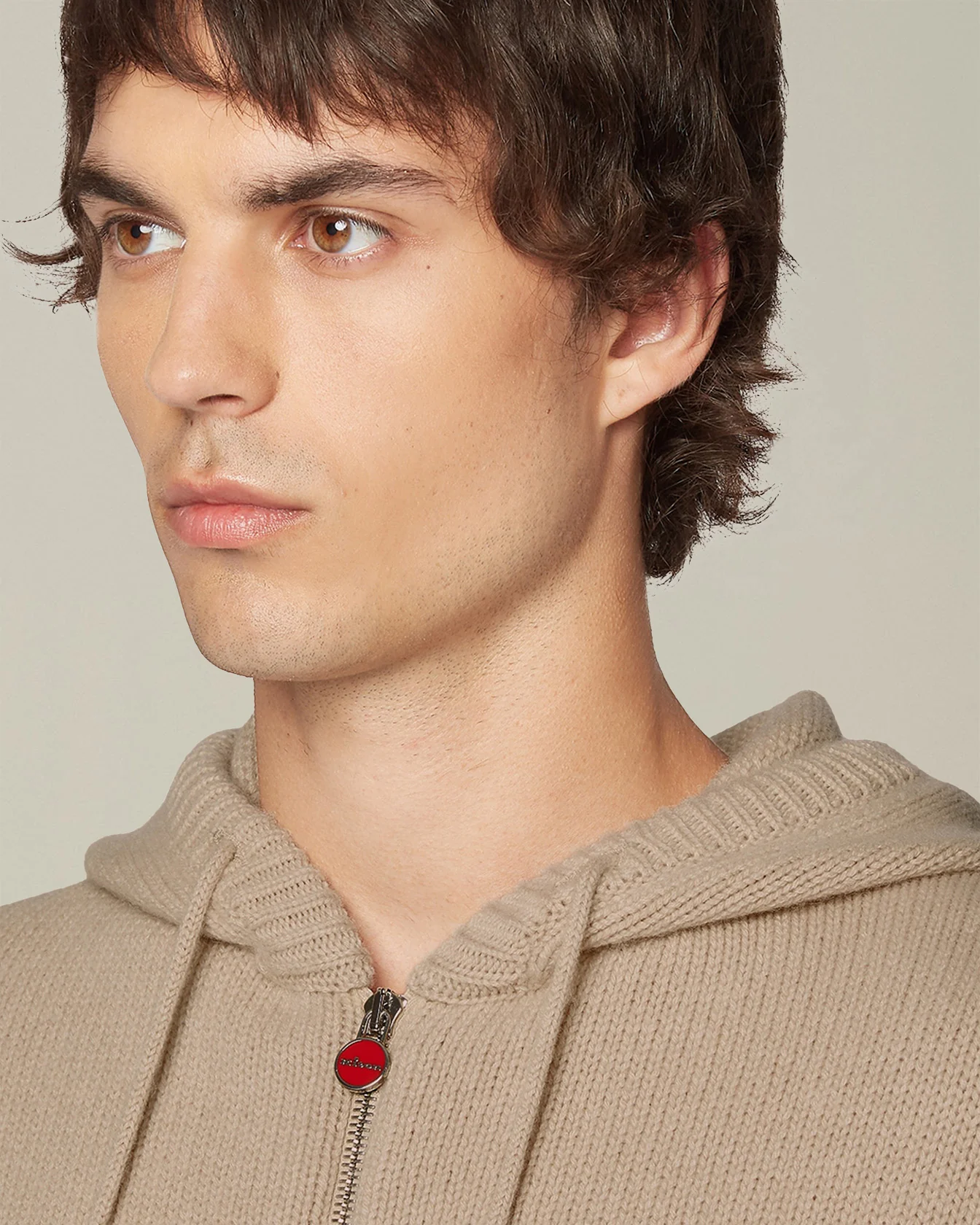 COLOUR BLOCK CASHMERE BOMBER JACKET - Image 4