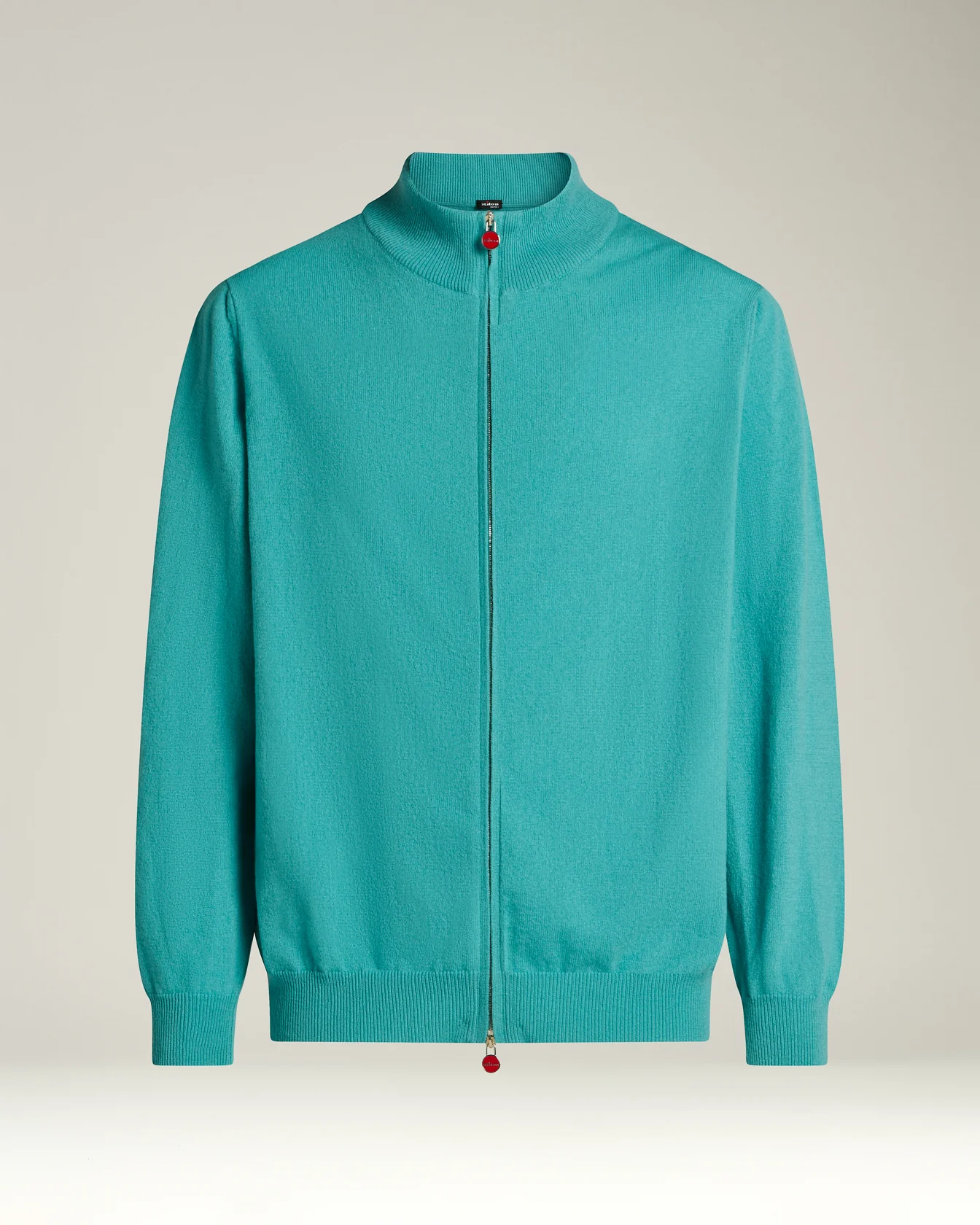PURE CASHMERE SWEATER WITH ZIP