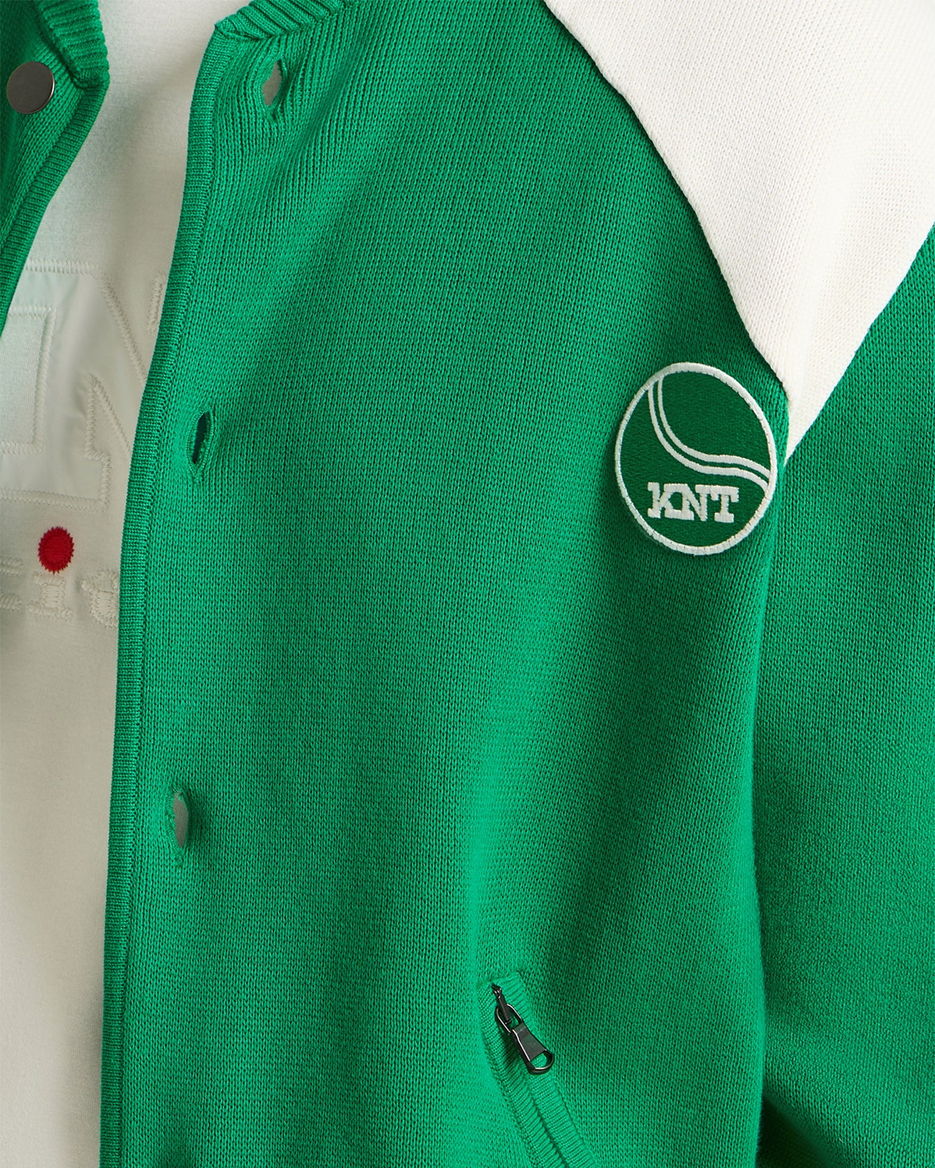 KNT COTTON VARSITY JACKET - TENNIS CAPSULE COLLECTION - Image 4
