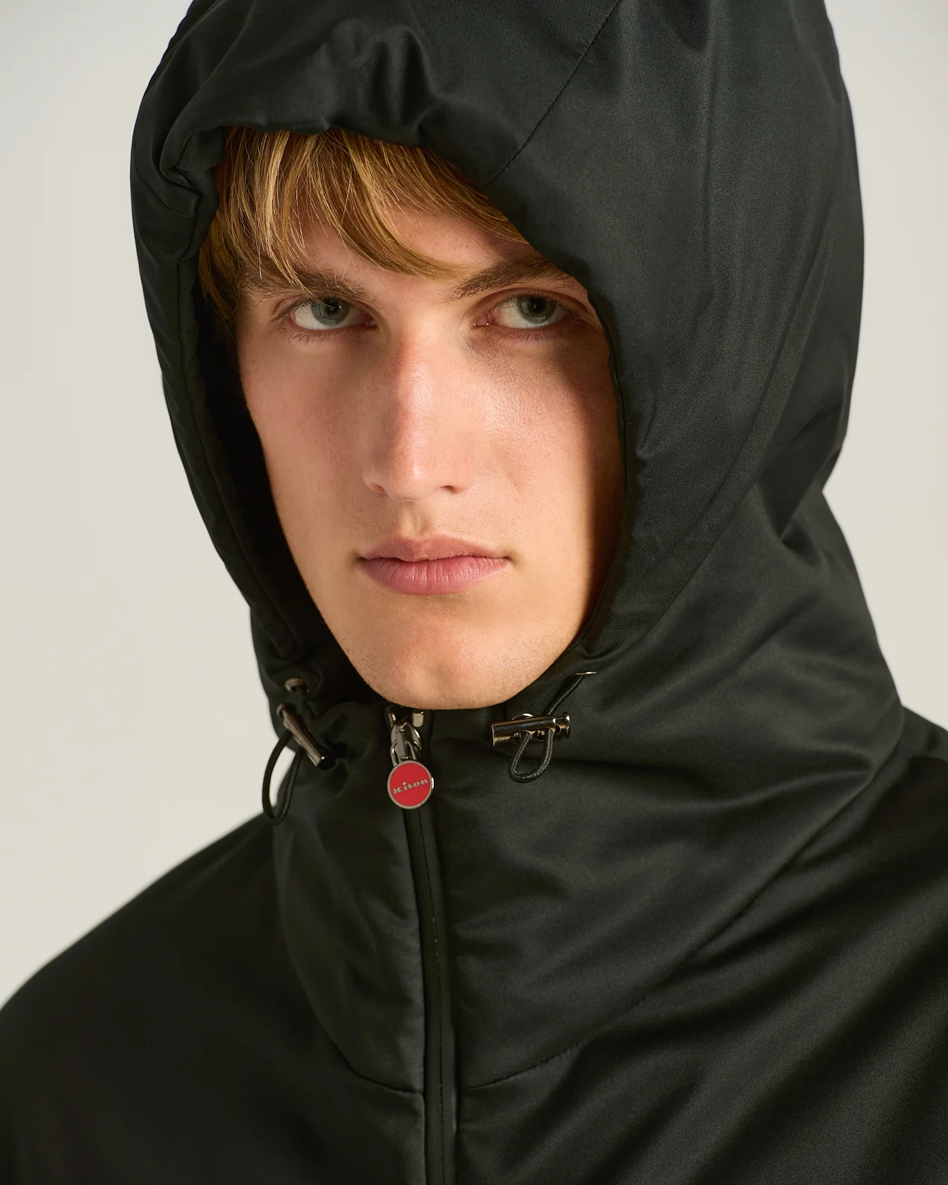 HOODED TECHNICAL FABRIC JACKET - Image 4