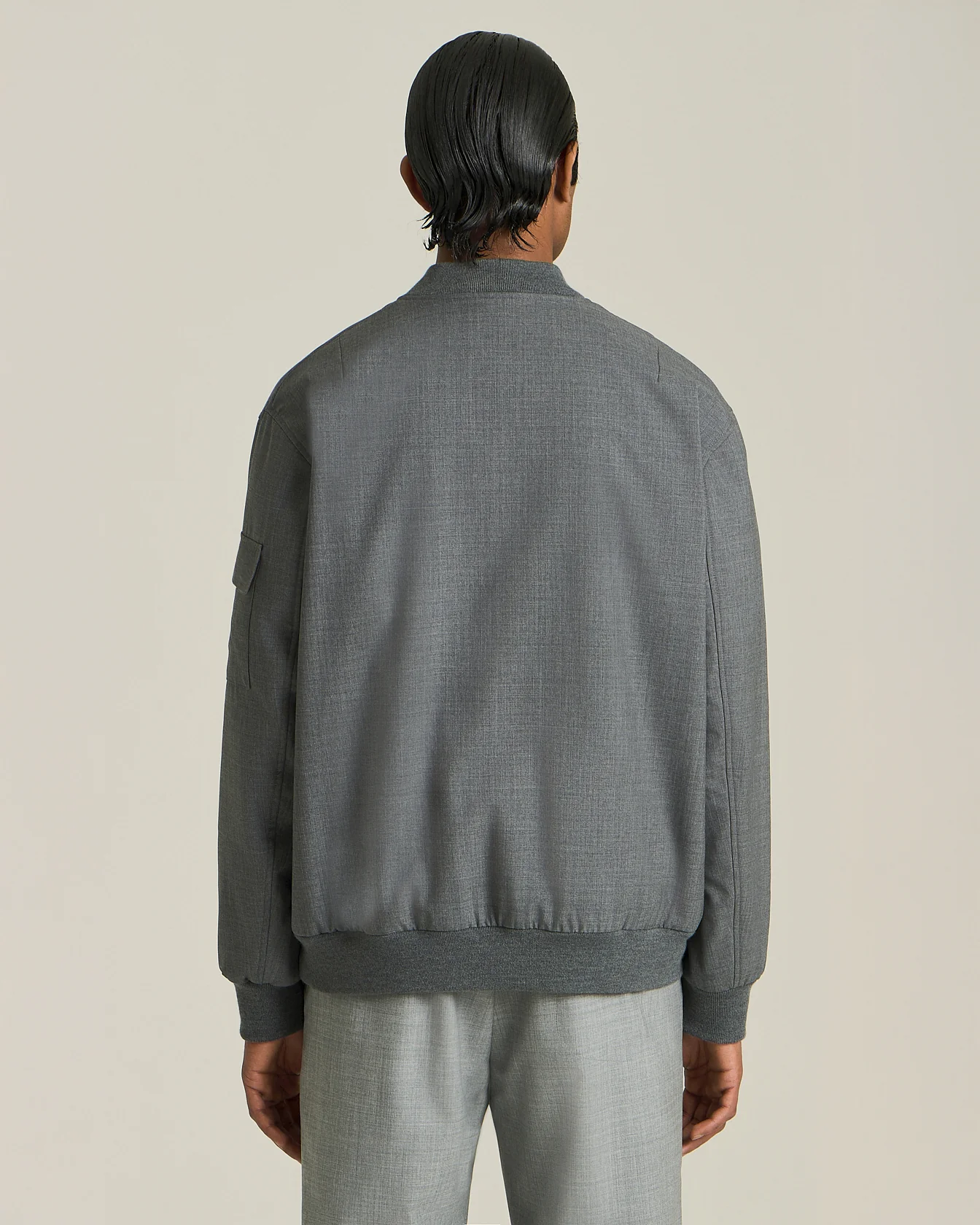 KNT WOOL BOMBER JACKET - Image 3