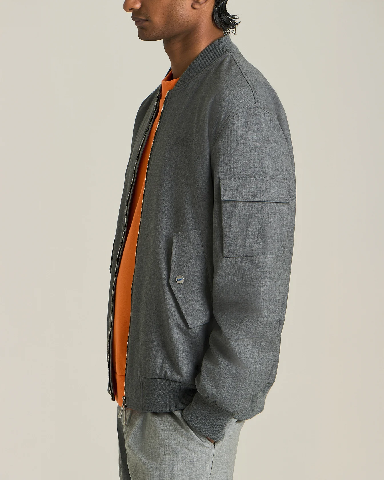 KNT WOOL BOMBER JACKET - Image 4