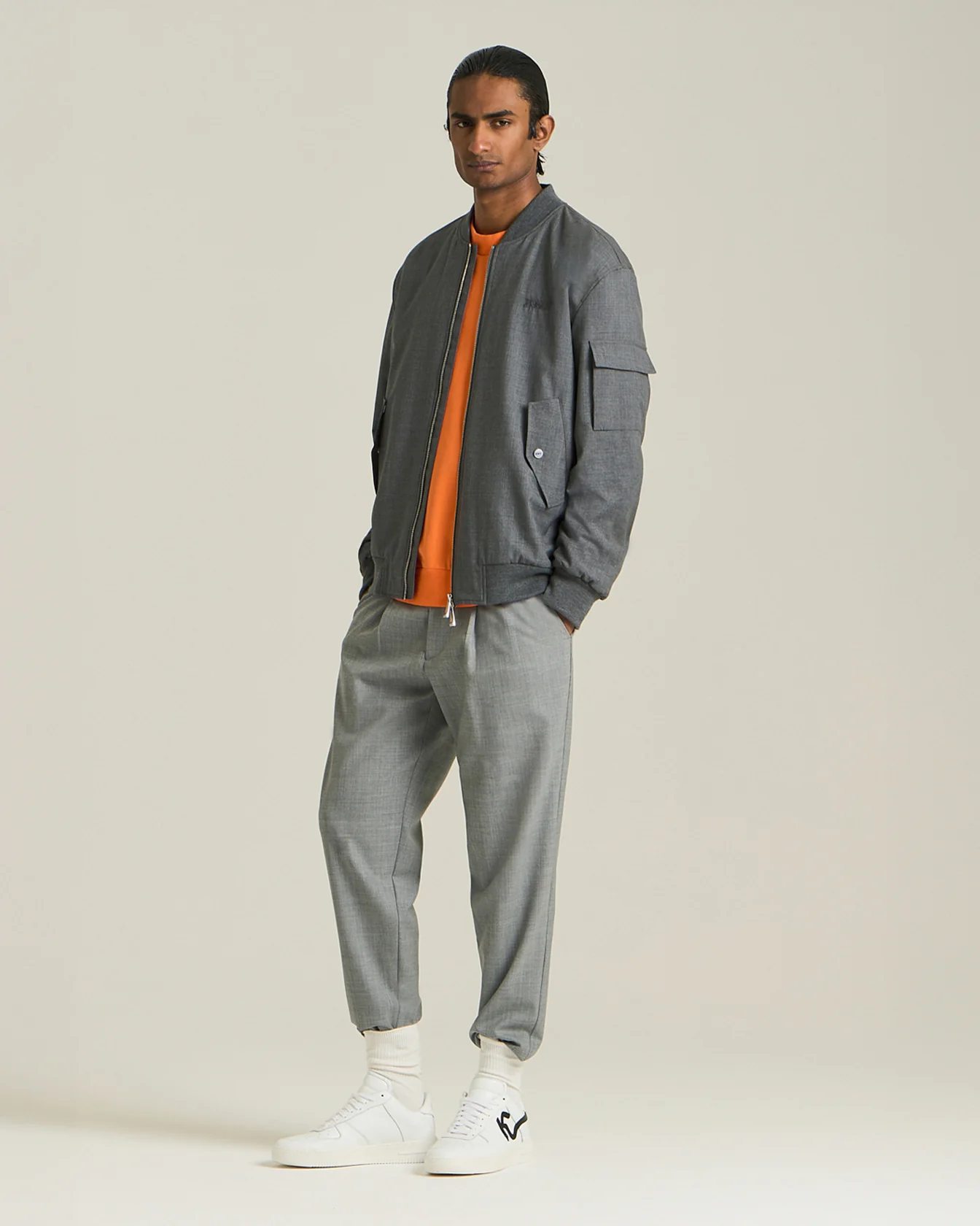 KNT WOOL BOMBER JACKET - Image 5
