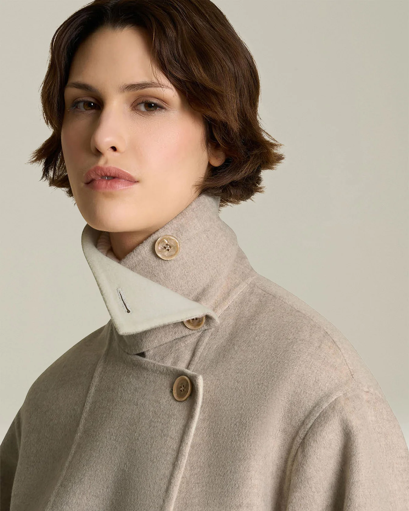 CASHMERE DOUBLE CLOTH COAT - Image 3