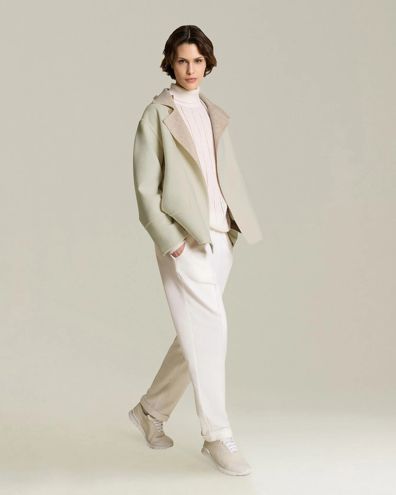 CASHMERE DOUBLE CLOTH COAT - Image 5