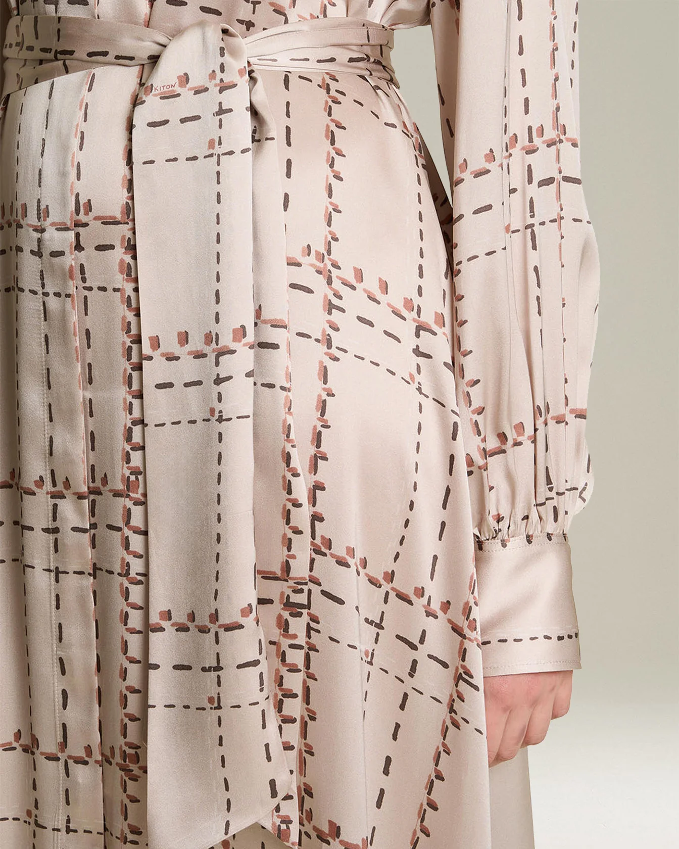 PRINTED SILK SHIRT DRESS - Image 4