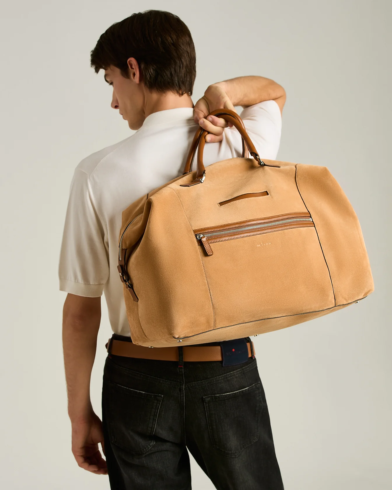 SUEDE WEEKEND HOLDALL - Image 3