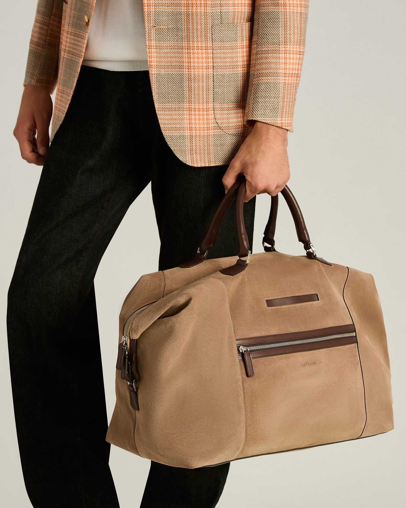 SUEDE WEEKEND HOLDALL - Image 4