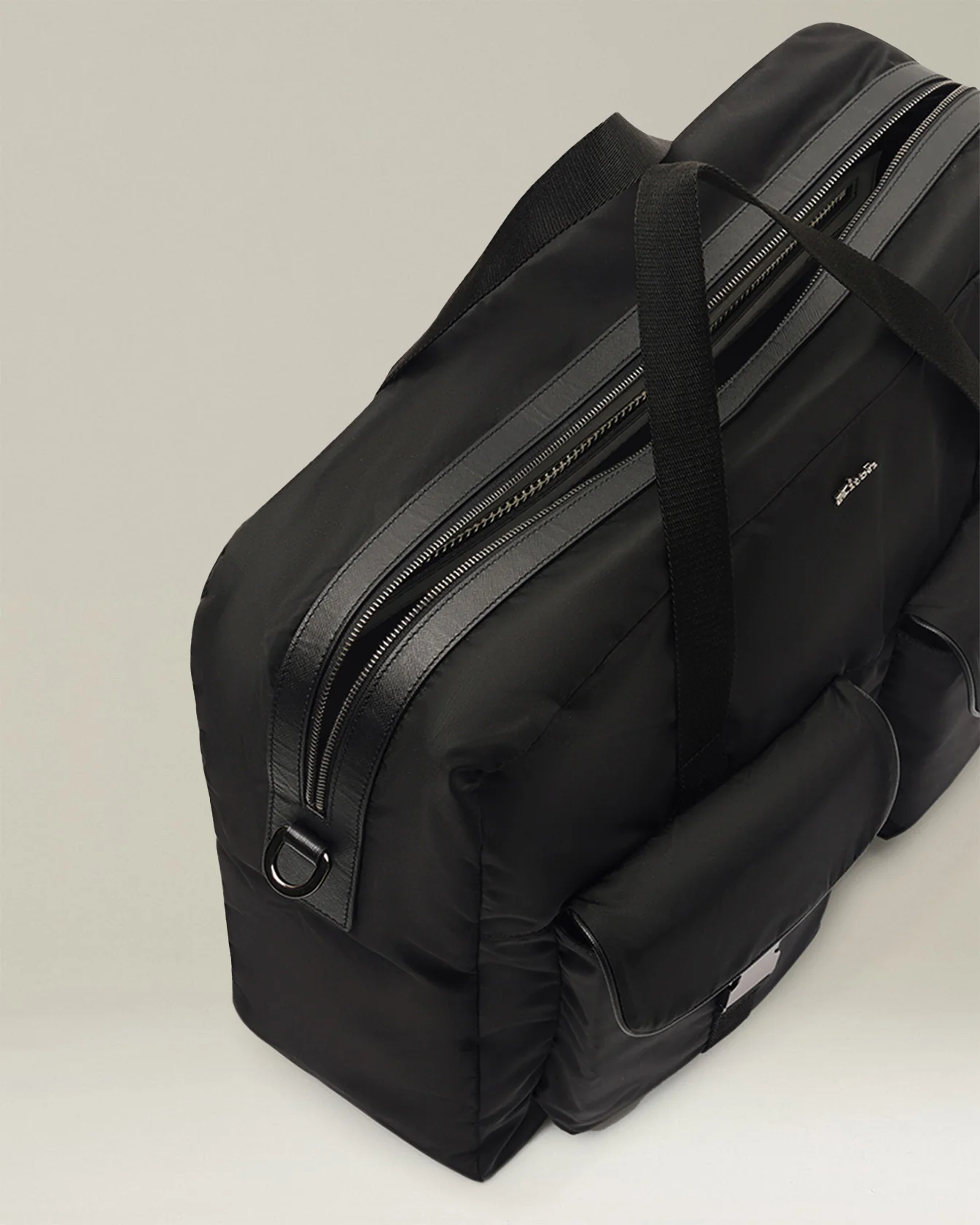 BRIEFCASE WITH LEATHER INSERTS - Image 3
