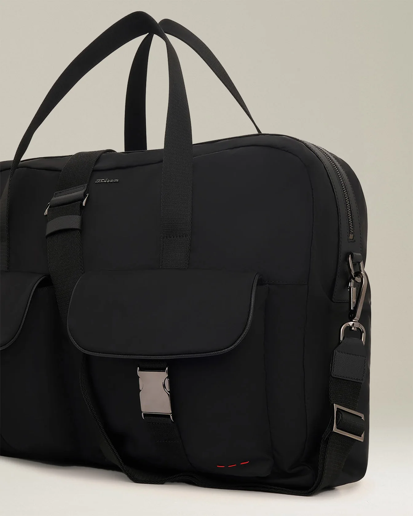 BRIEFCASE WITH LEATHER INSERTS - Image 4