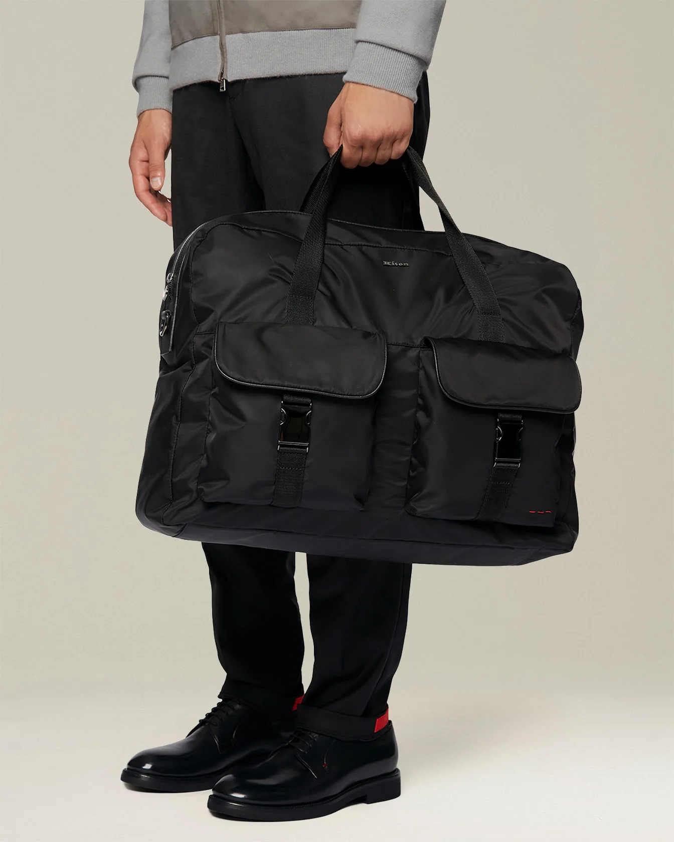 BRIEFCASE WITH LEATHER INSERTS - Image 5