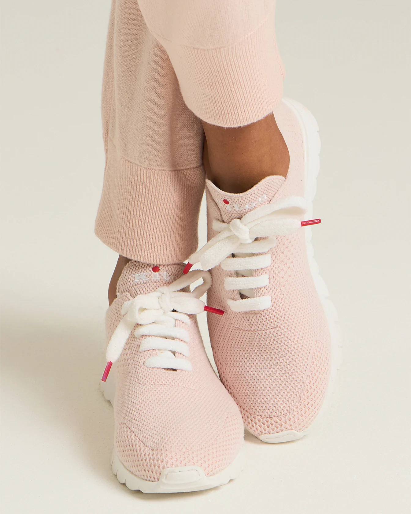 FIT CASHMERE KNIT SNEAKERS - Image 4