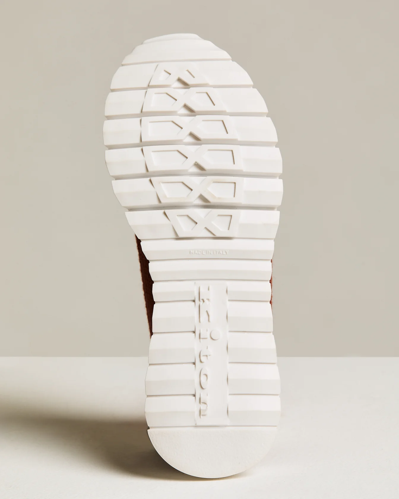 “FIT” TRAINERS IN BEIGE CASHMERE-KNIT - Image 3