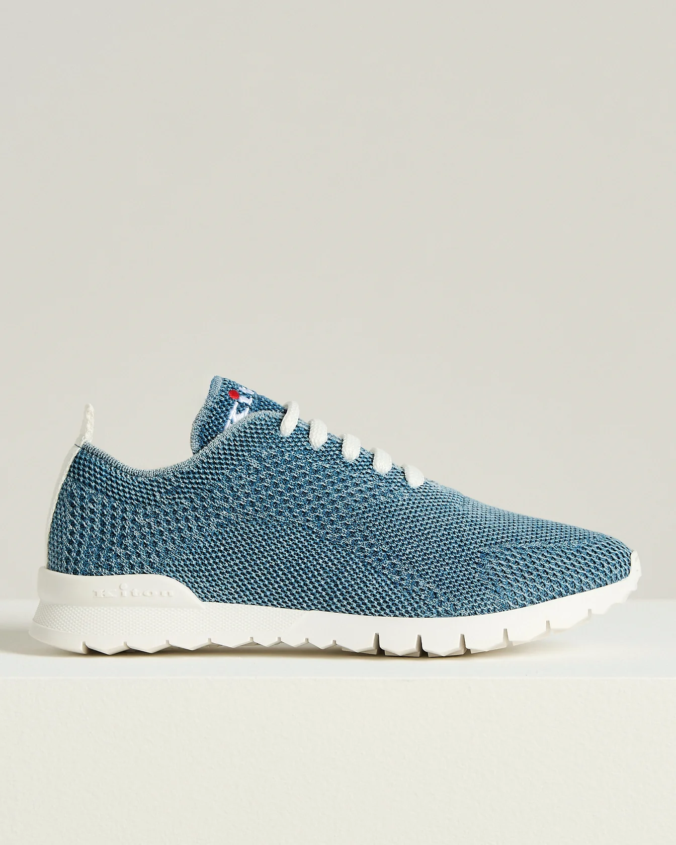 COTTON "FIT" SNEAKERS DENIM BLUE WITH CALFSKIN LINING