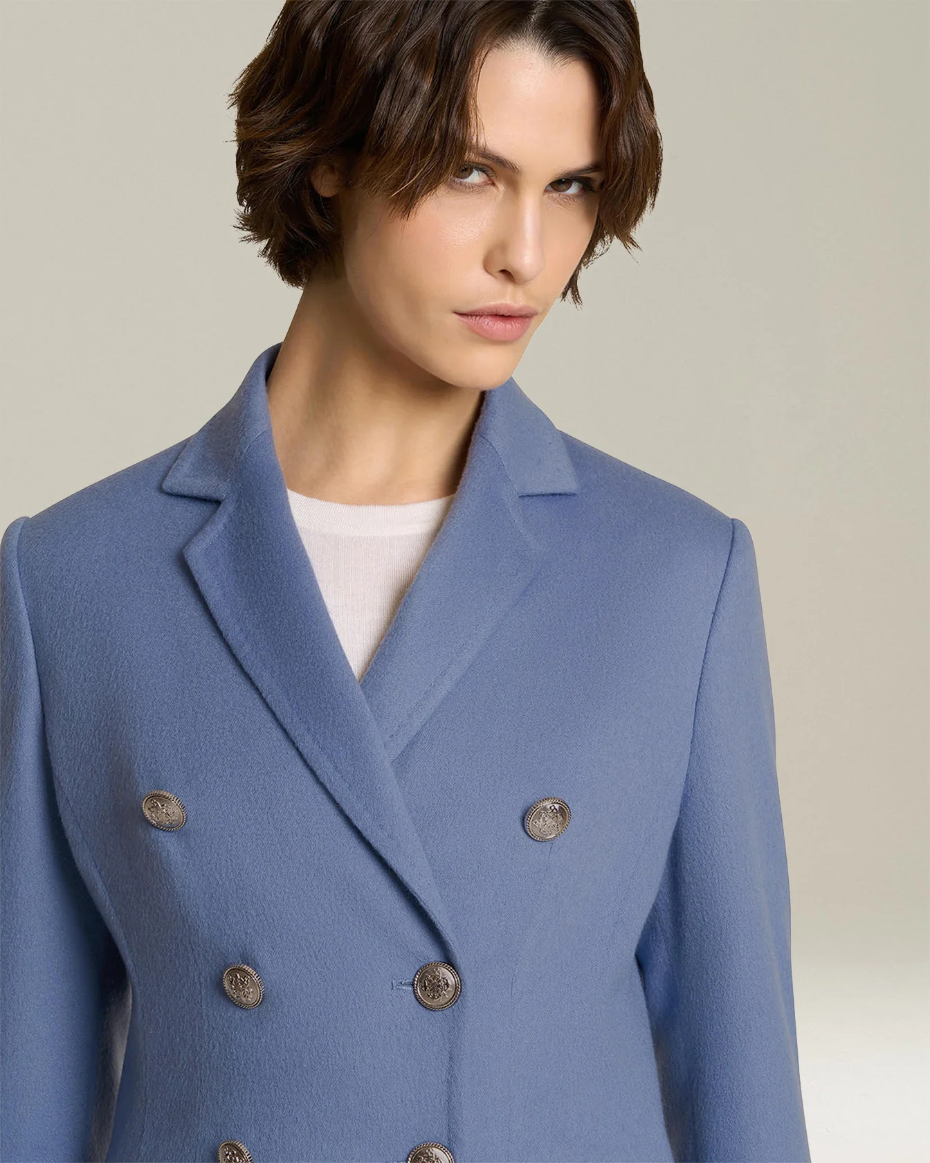 DOUBLE-BREASTED CASHMERE BLAZER - Image 4