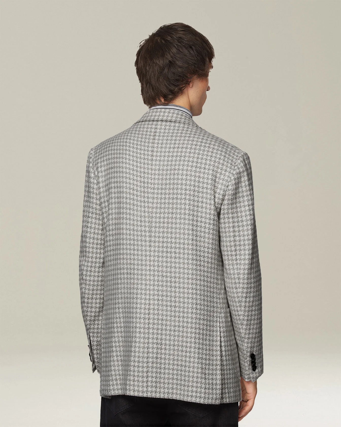 HOUNDSTOOTH CASHMERE BLAZER - Image 3