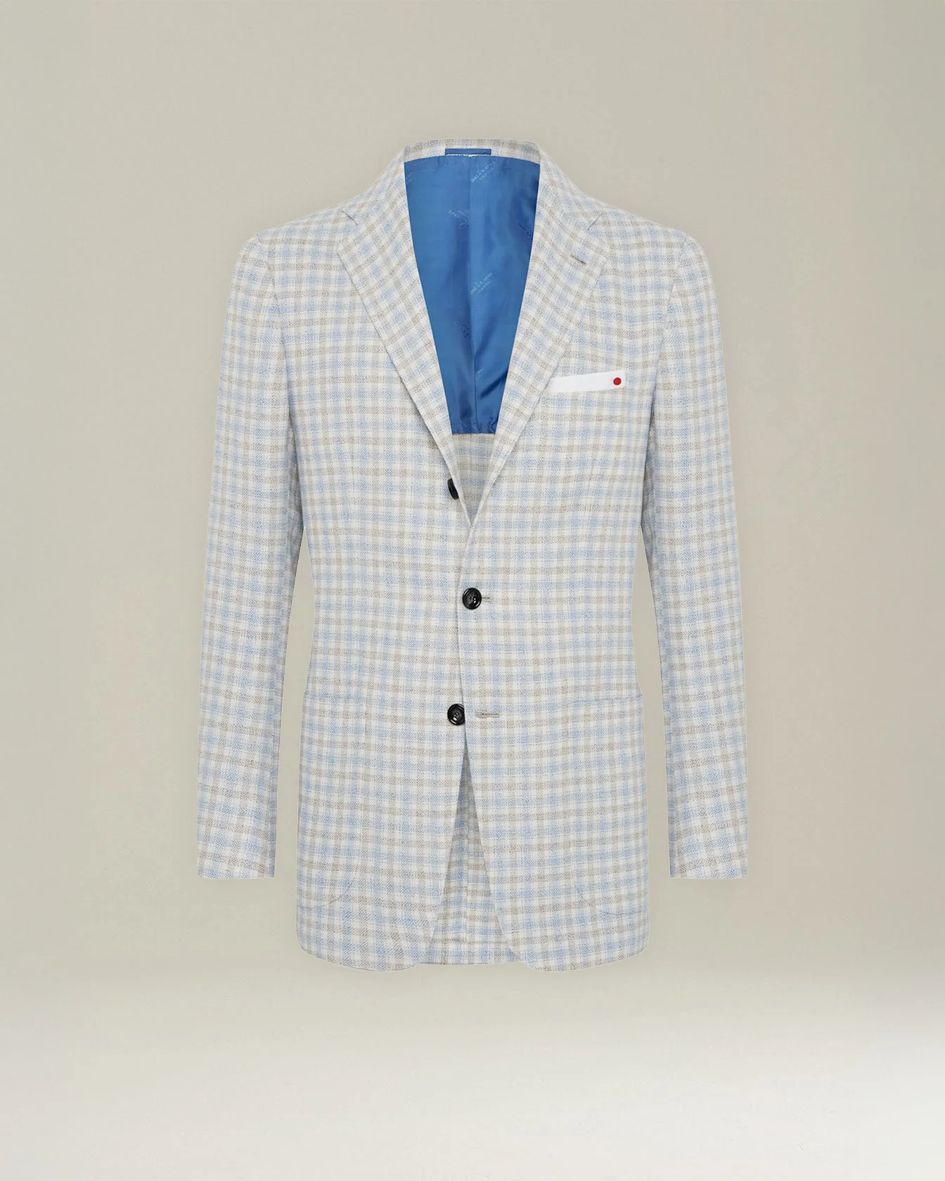 CASHMERE BLEND MICRO CHECK BLAZER - Image 2