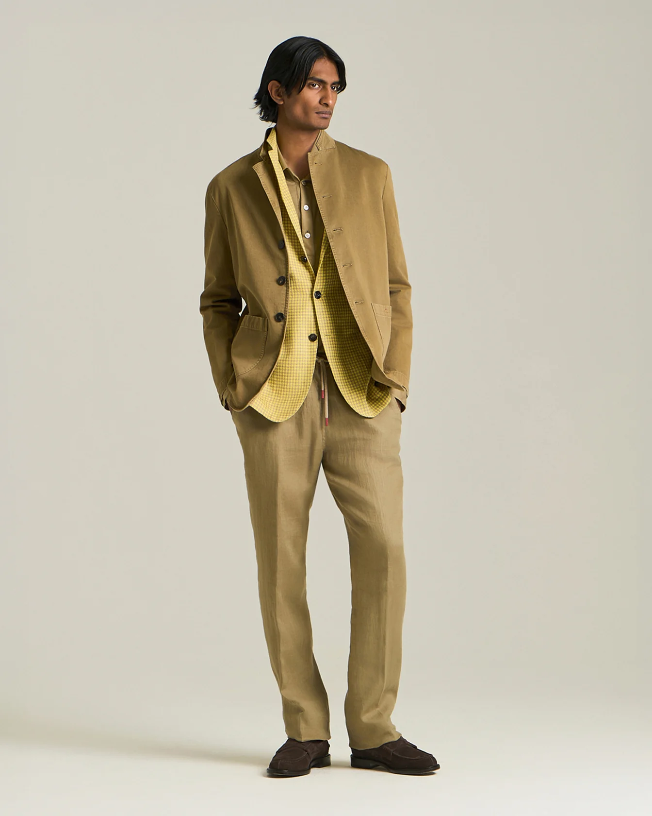 HOUNDSTOOTH CASHMERE BLEND BLAZER - Image 5