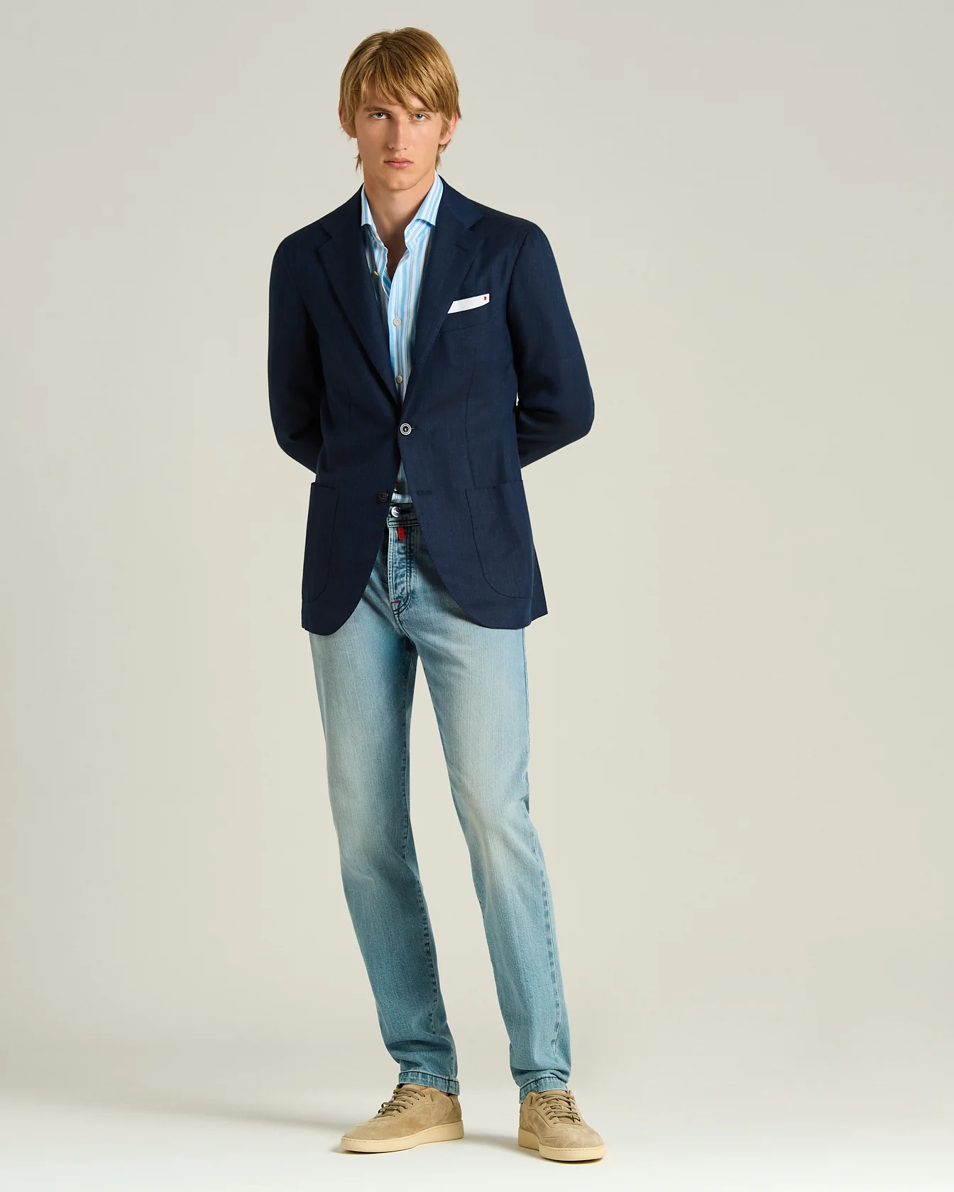 CASHMERE AND SILK SINGLE-BREASTED JACKET - Image 5