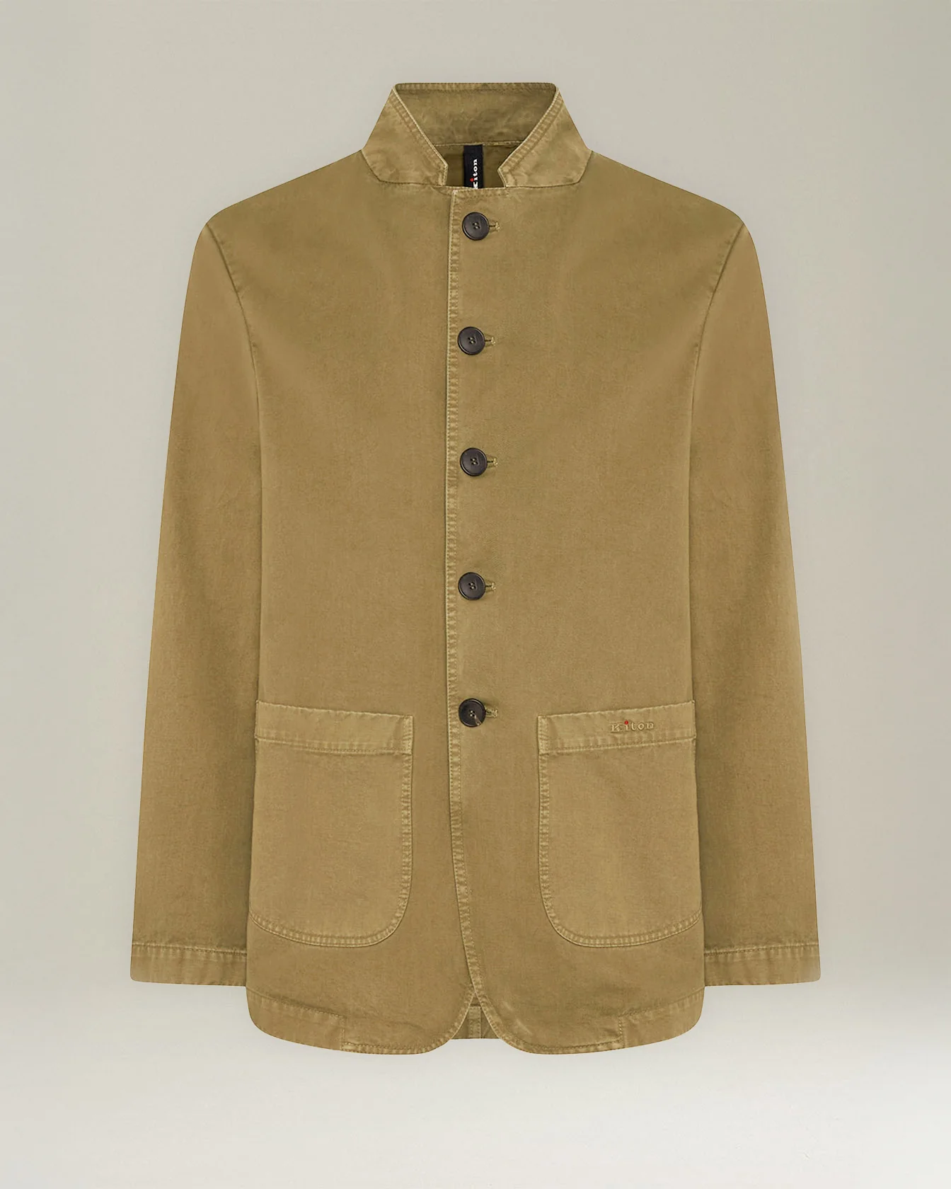 ORGANIC COTTON MANDARIN COLLAR JACKET