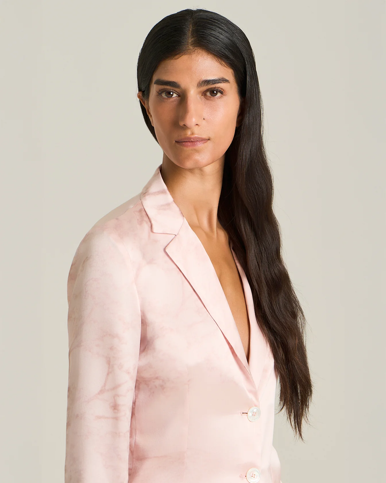 PRINTED SILK BLAZER - Image 5