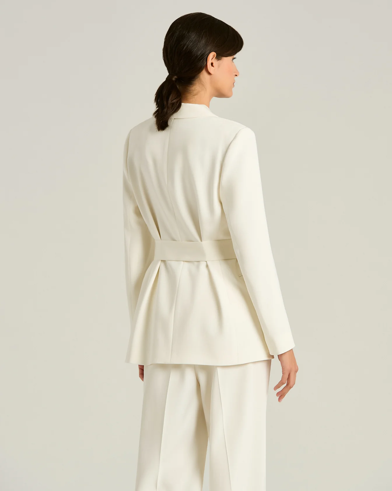 SILK SATIN DOUBLE-BREASTED JACKET - Image 3