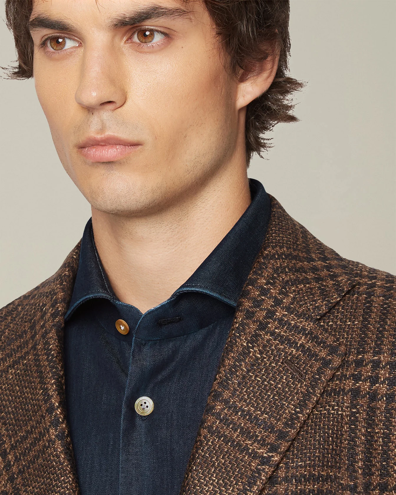CHECKED CASHMERE BLEND JACKET - Image 4