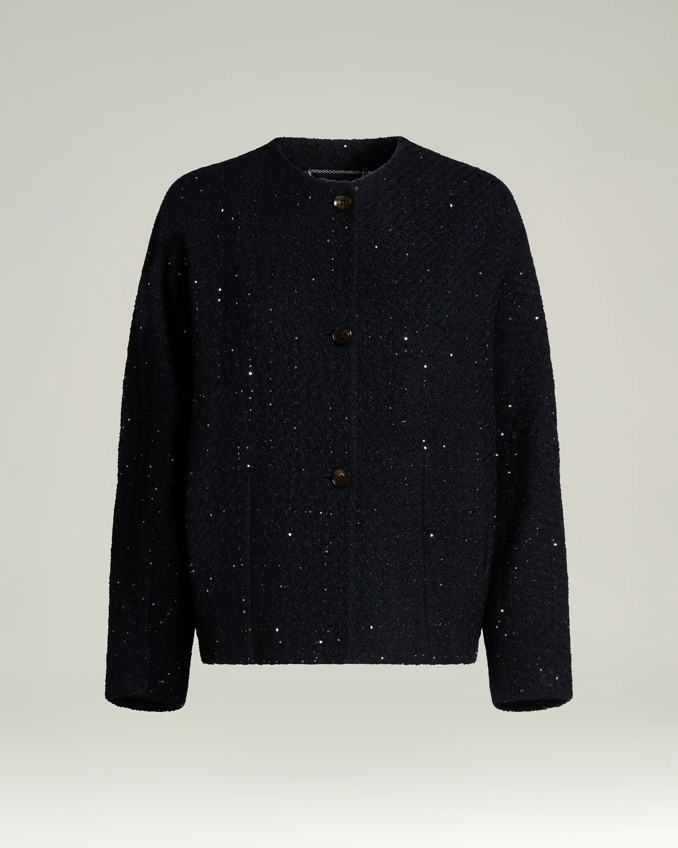TAILORED WOOL AND SILK JACKET
