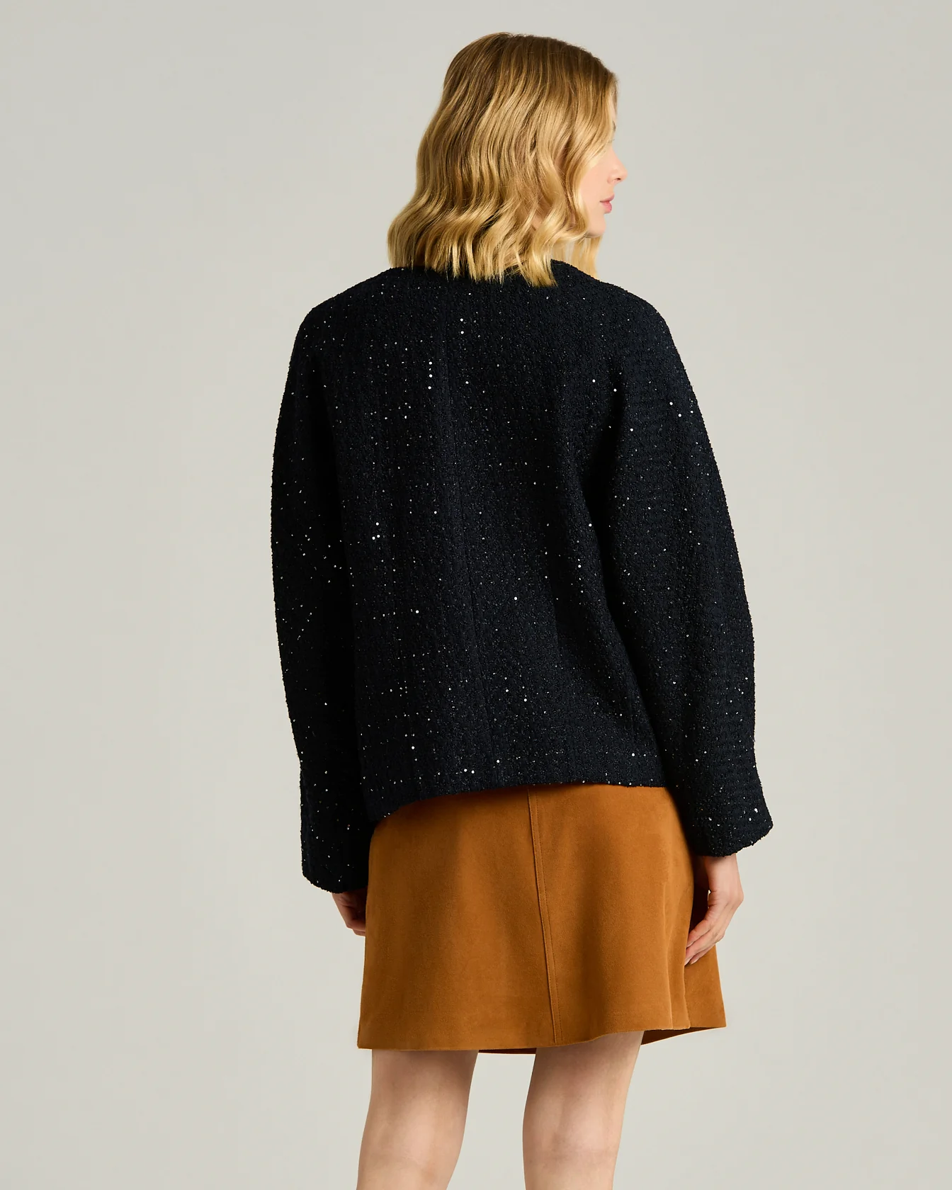 TAILORED WOOL AND SILK JACKET - Image 3
