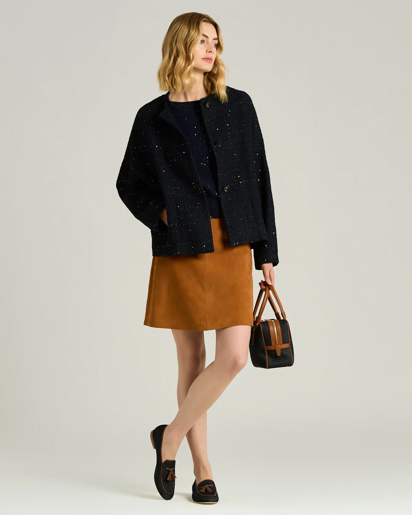 TAILORED WOOL AND SILK JACKET - Image 5
