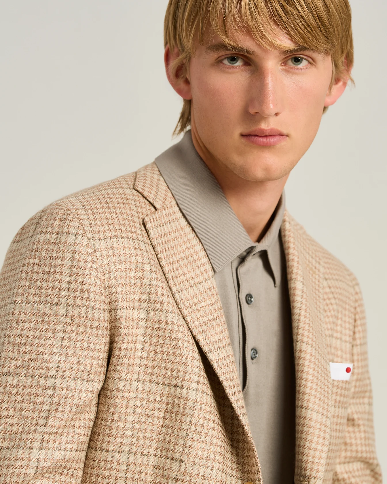 WOO,L CASHMERE, SILK AND LINEN BLEND SINGLE-BREASTED JACKET IN ROSE - Image 4