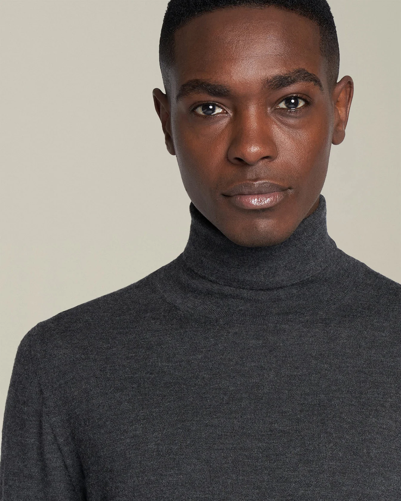 JERSEY HIGH NECK CASHMERE - Image 4