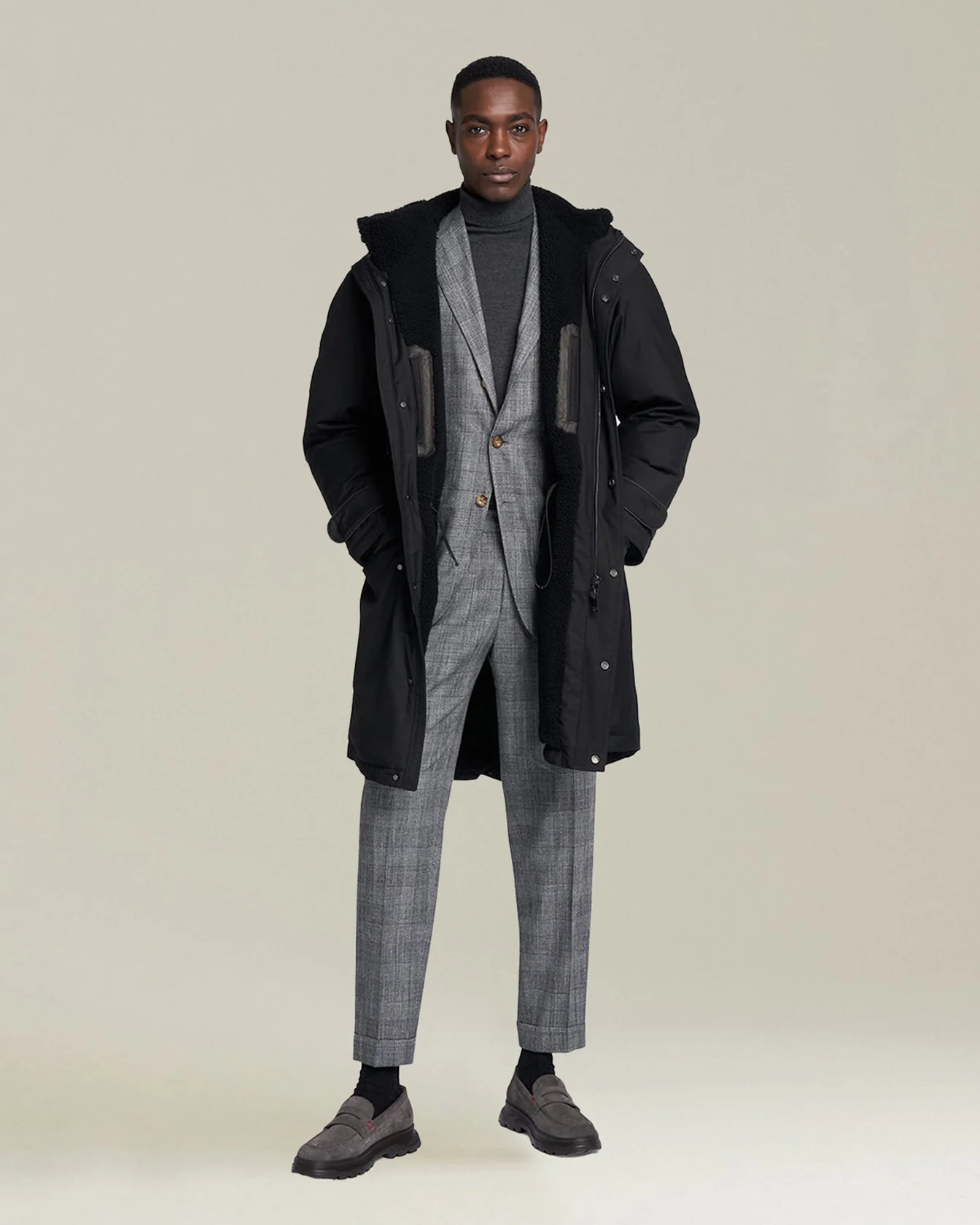 JERSEY HIGH NECK CASHMERE - Image 5