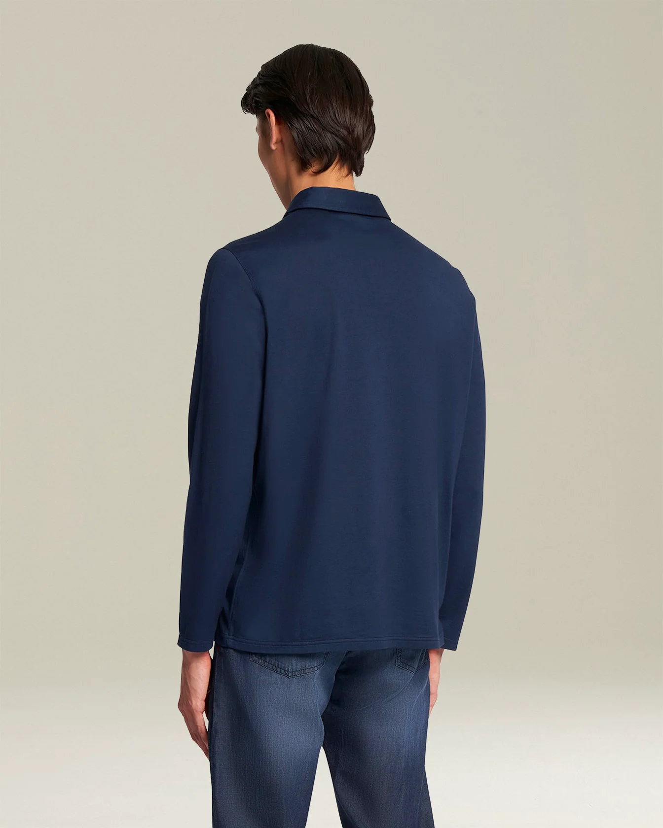 JERSEY POLOSHIRT L/S COTTON - Image 3