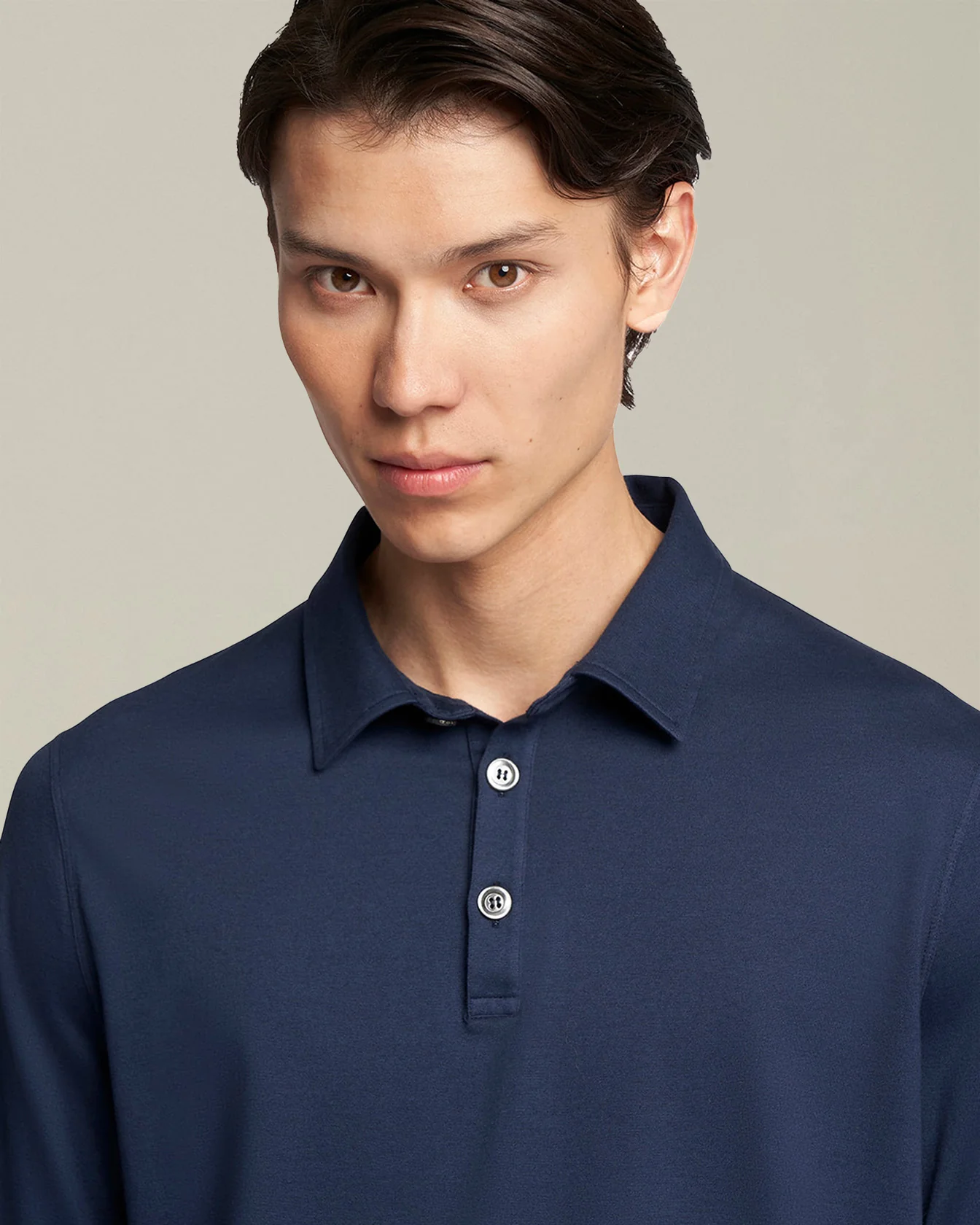 JERSEY POLOSHIRT L/S COTTON - Image 4