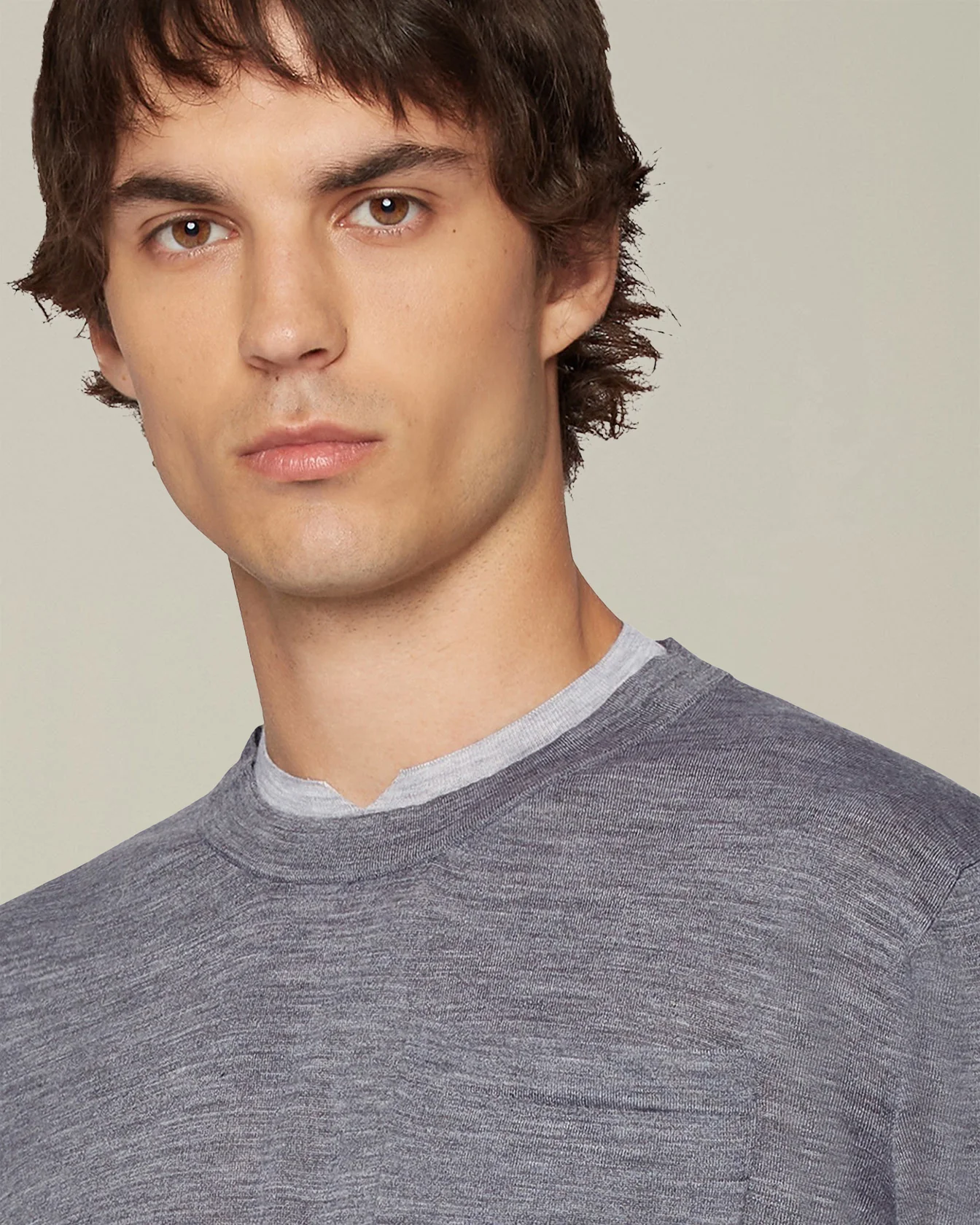 MELANGE WOOL T-SHIRT - Image 4