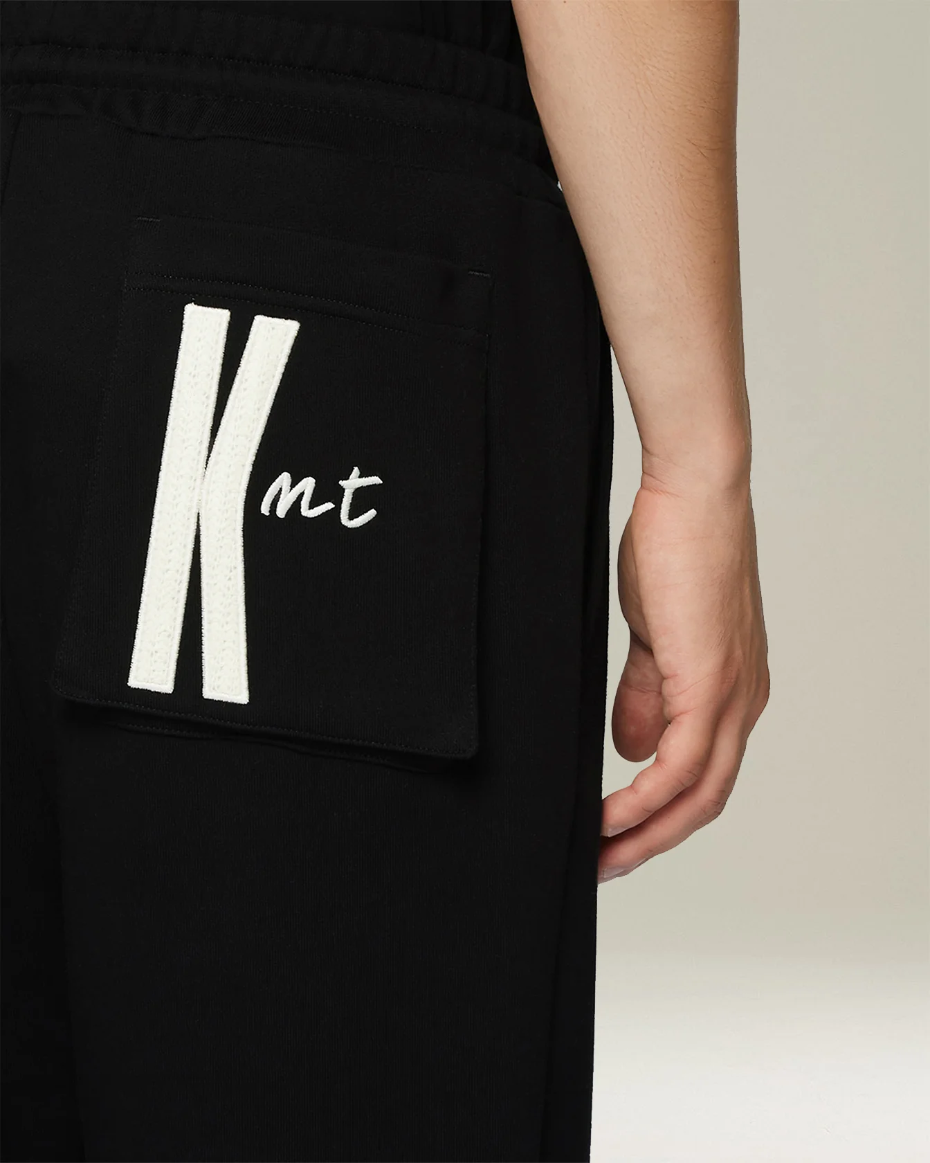 URBAN COTTON JOGGING TROUSERS WITH LETTERING - Image 4