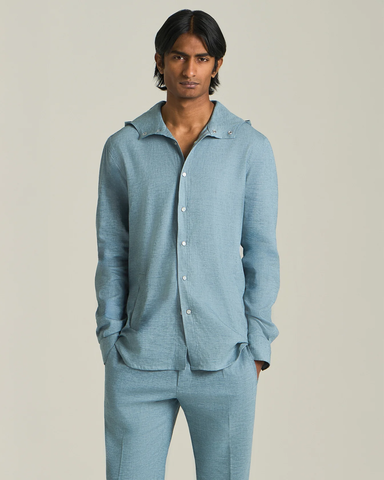 MARIANO LINEN BLEND SHIRT - Image 2