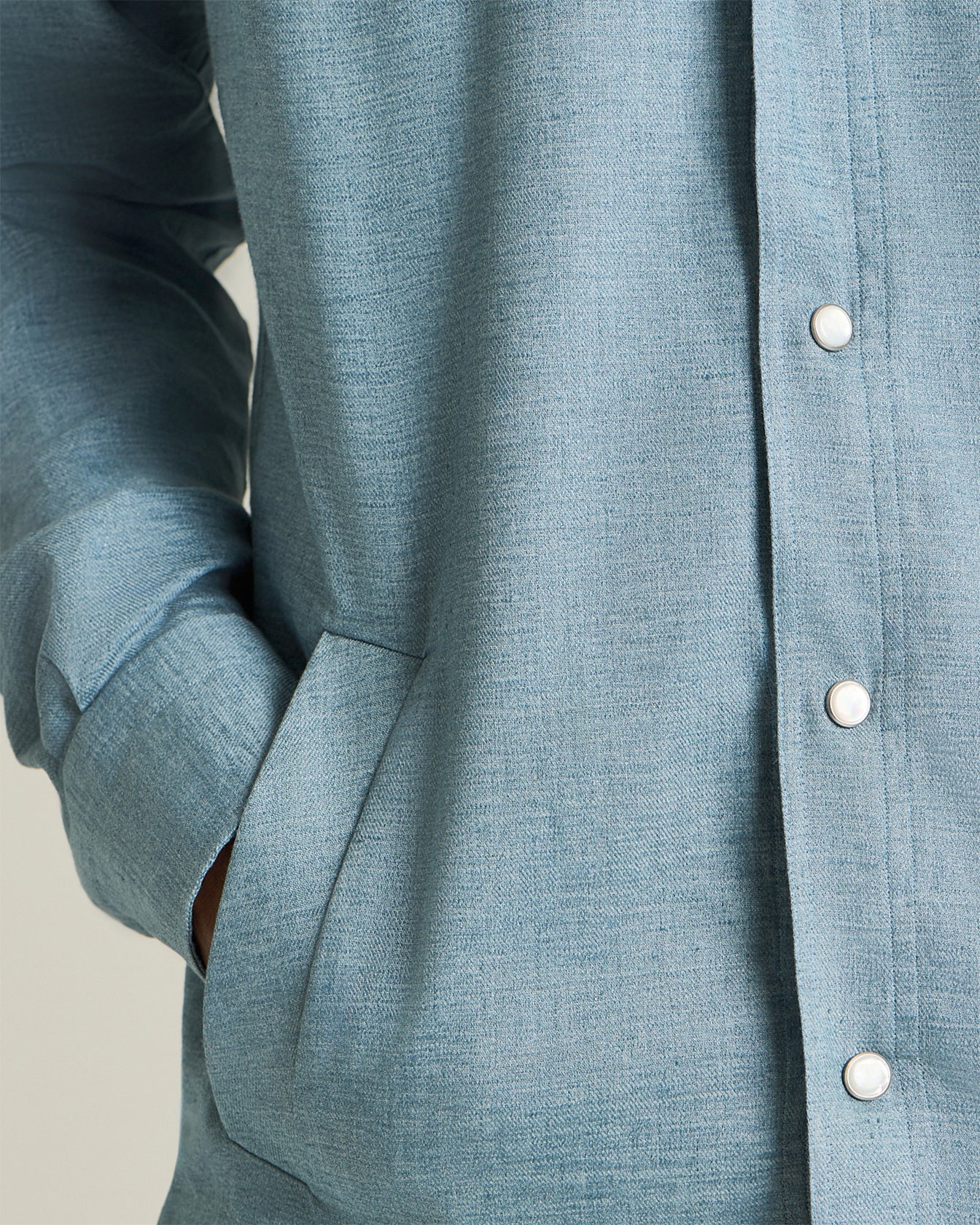 MARIANO LINEN BLEND SHIRT - Image 5