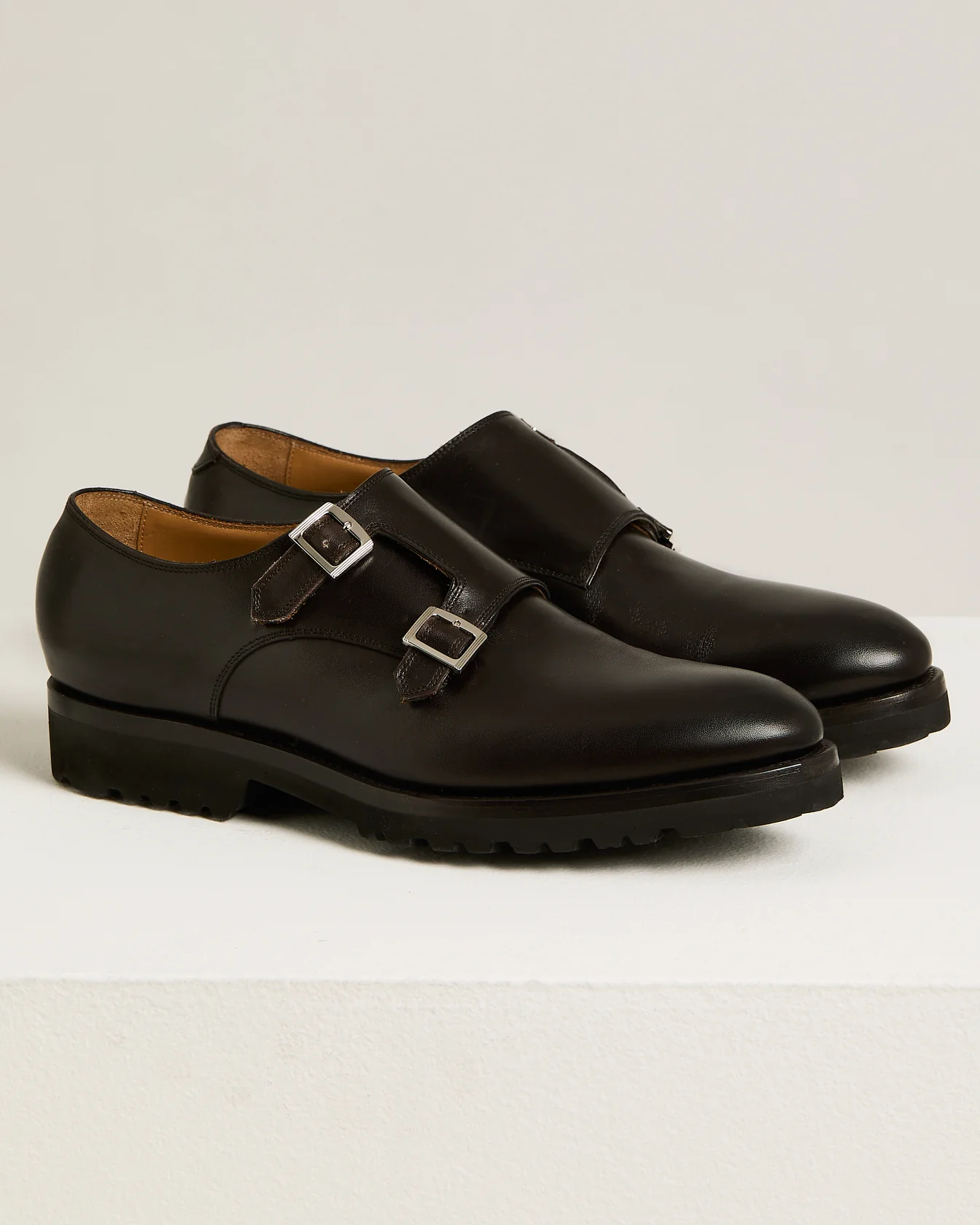 COFFEE NEW BOSTON CALFSKIN DERBY SHOES - Image 2