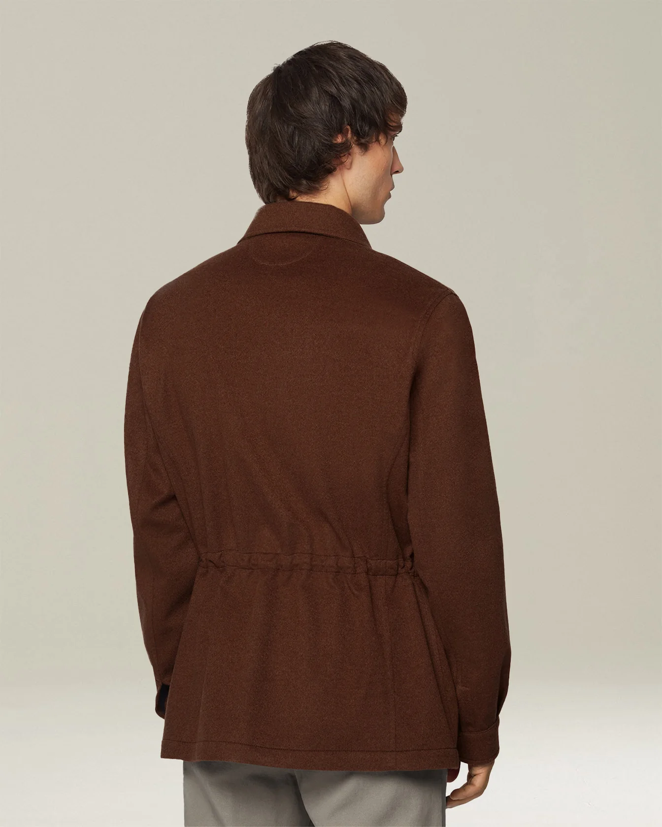 BEAVER CASHMERE UTILITY JACKET - Image 3