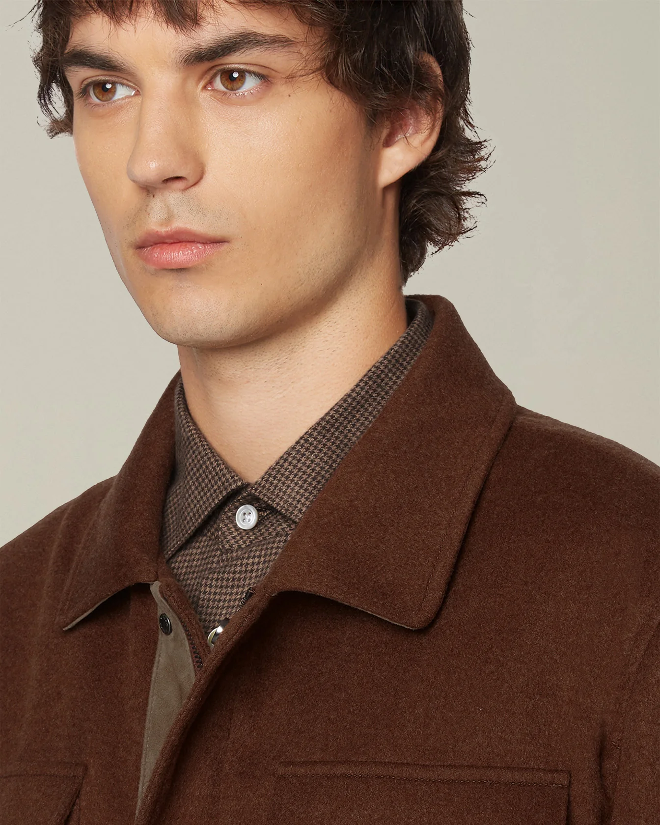 BEAVER CASHMERE UTILITY JACKET - Image 4