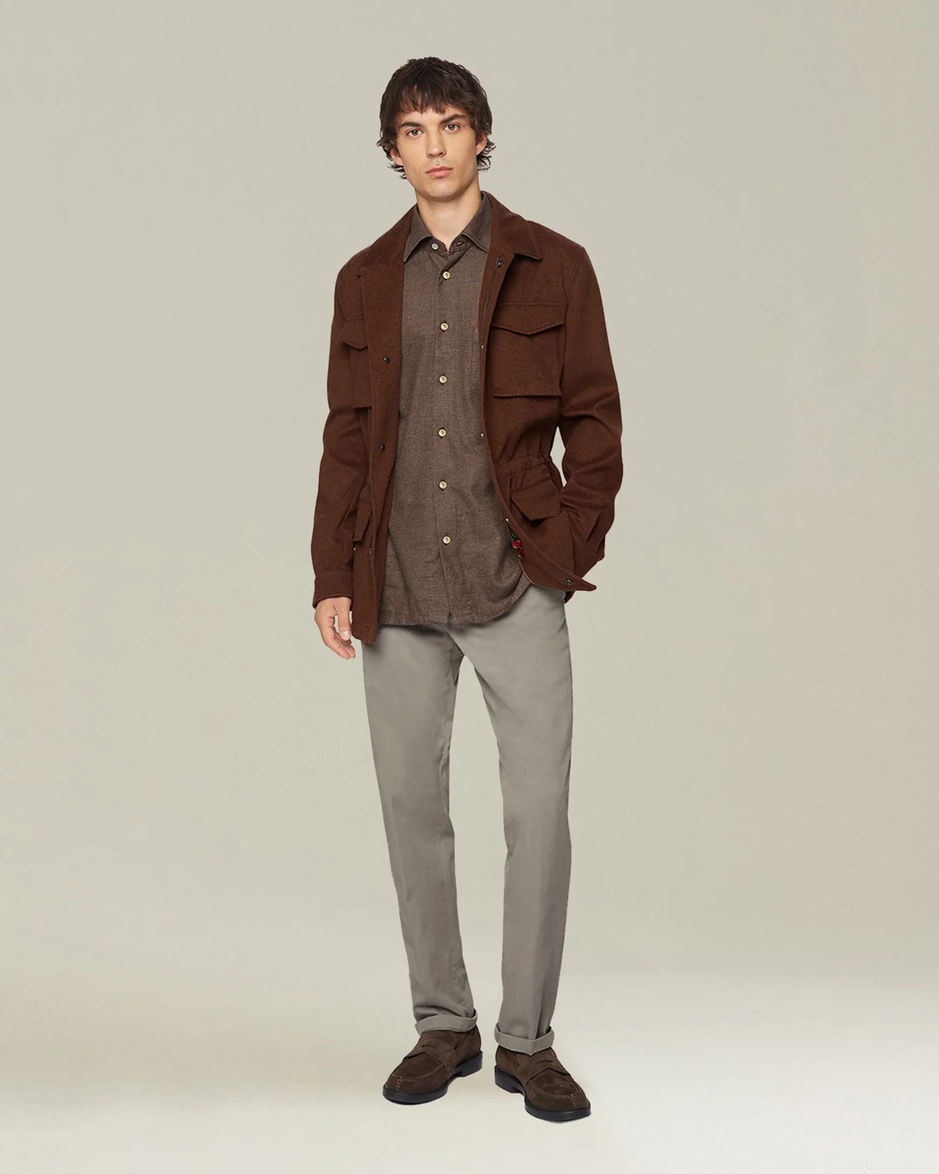 BEAVER CASHMERE UTILITY JACKET - Image 5
