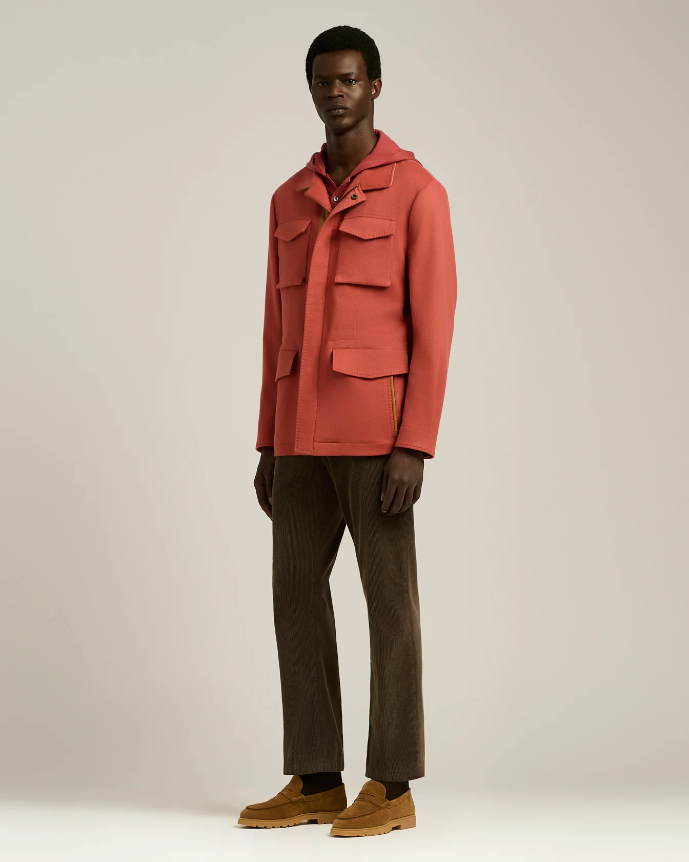LOBSTER UTILITY JACKET IN PURE BEAVER CASHMERE - Image 5