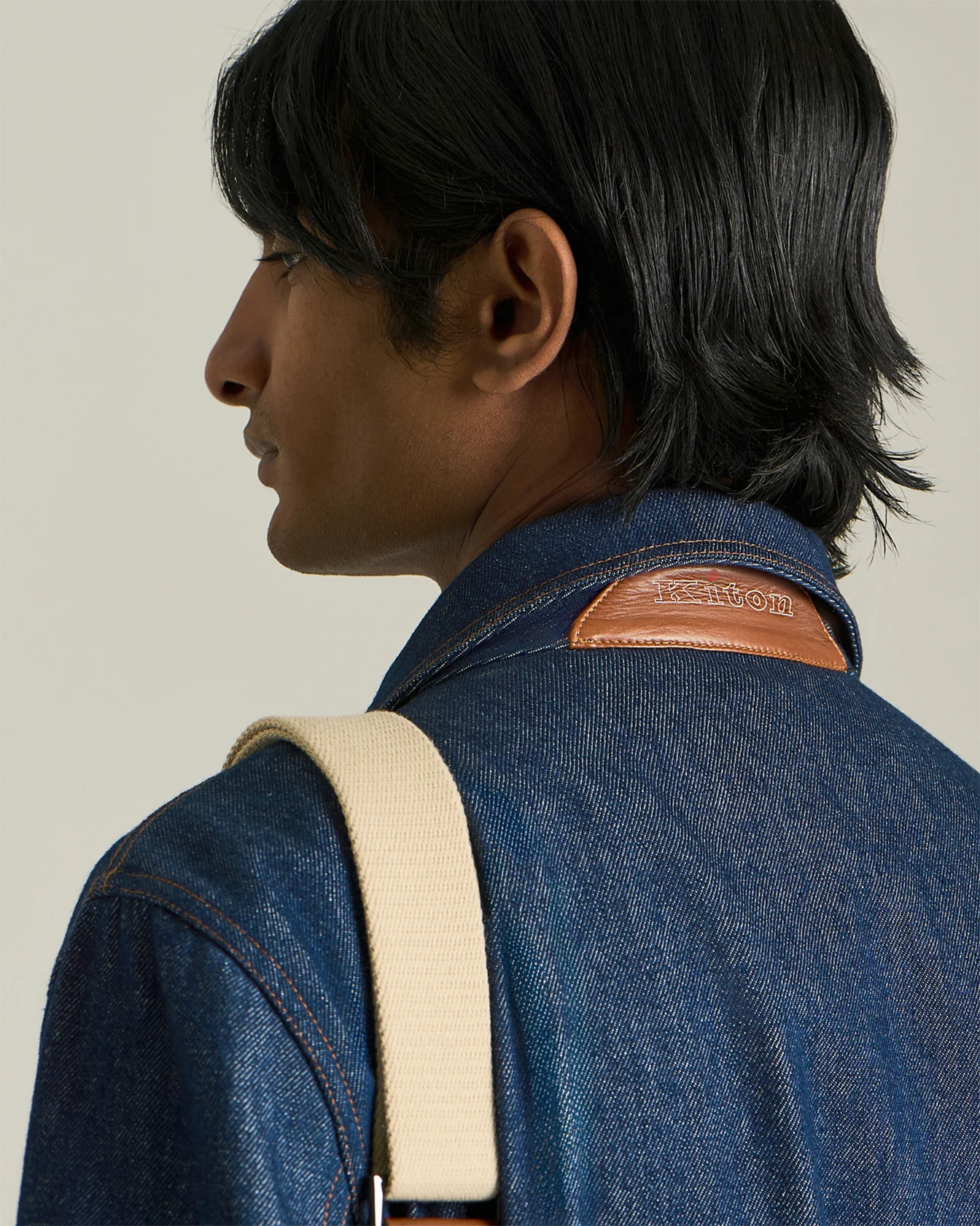 DENIM BLOUSON WITH A MINERAL WASH. - Image 4