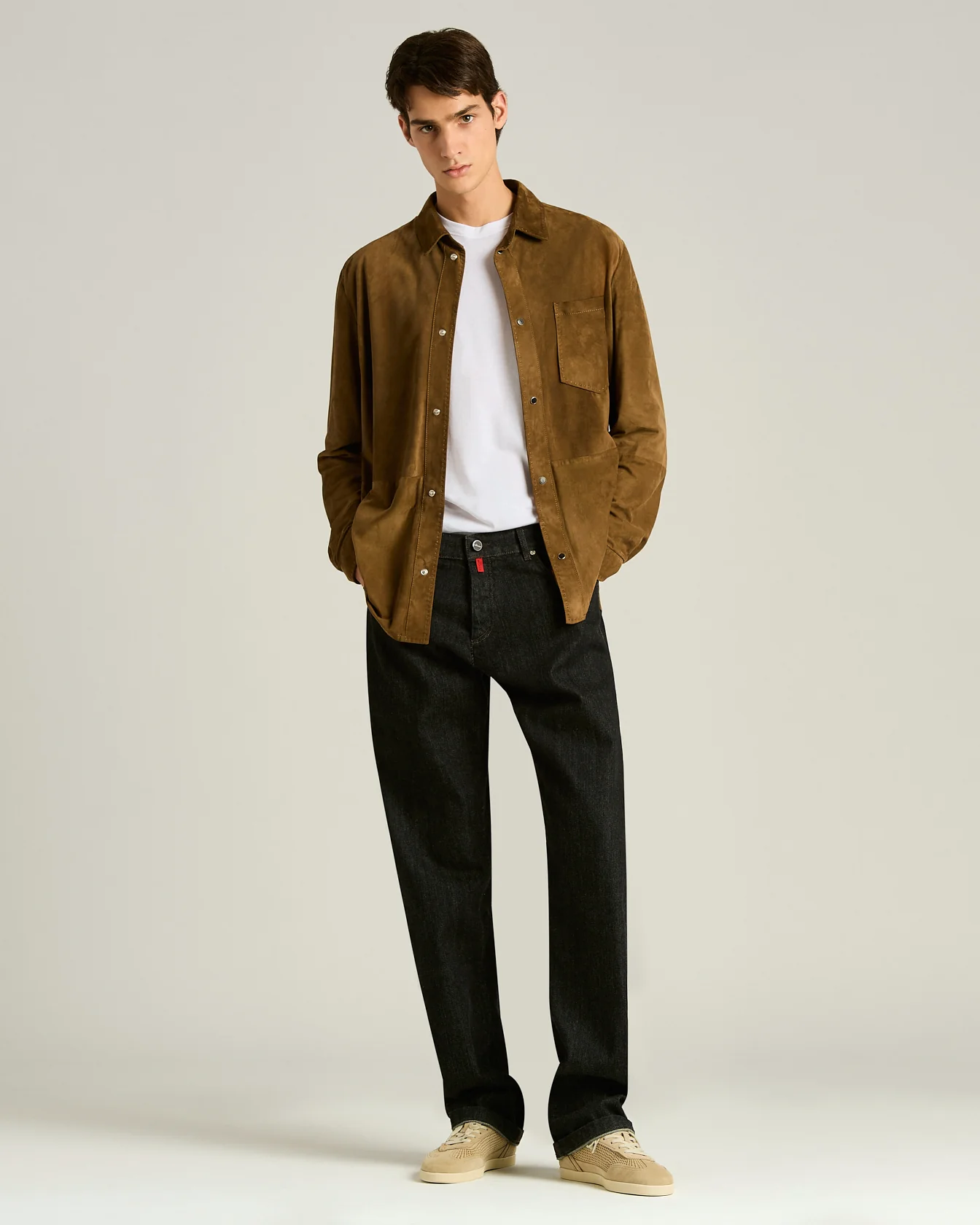 LAMBSKIN JACKET IN MOLE - Image 5