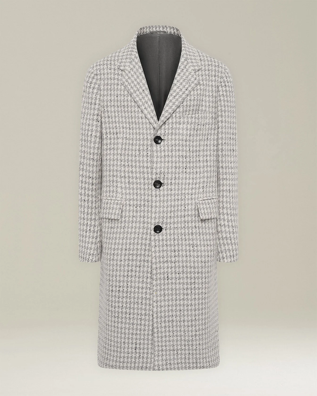 HOUNDSTOOTH CASHMERE BLEND COAT